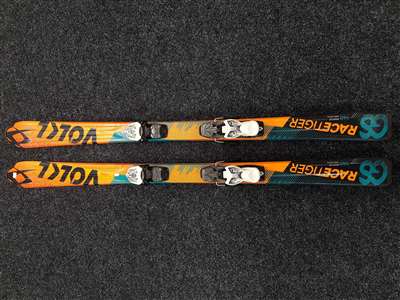 Použité lyže VOLKL Racetiger GS + viazanie Marker 4,5