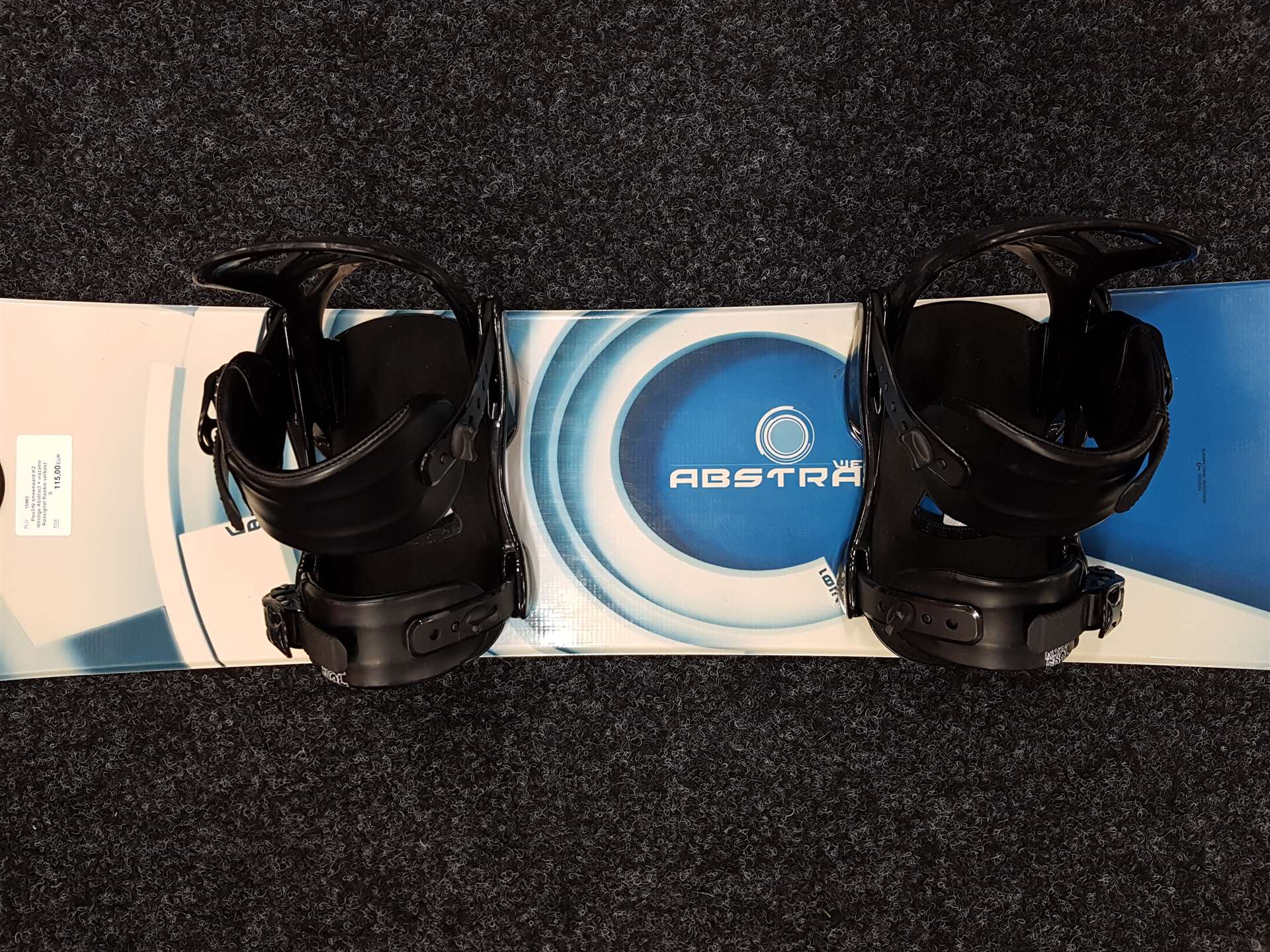 Použitý snowboard K2 Westige Abstract + viazanie Rossignol Rookie veľkosť S