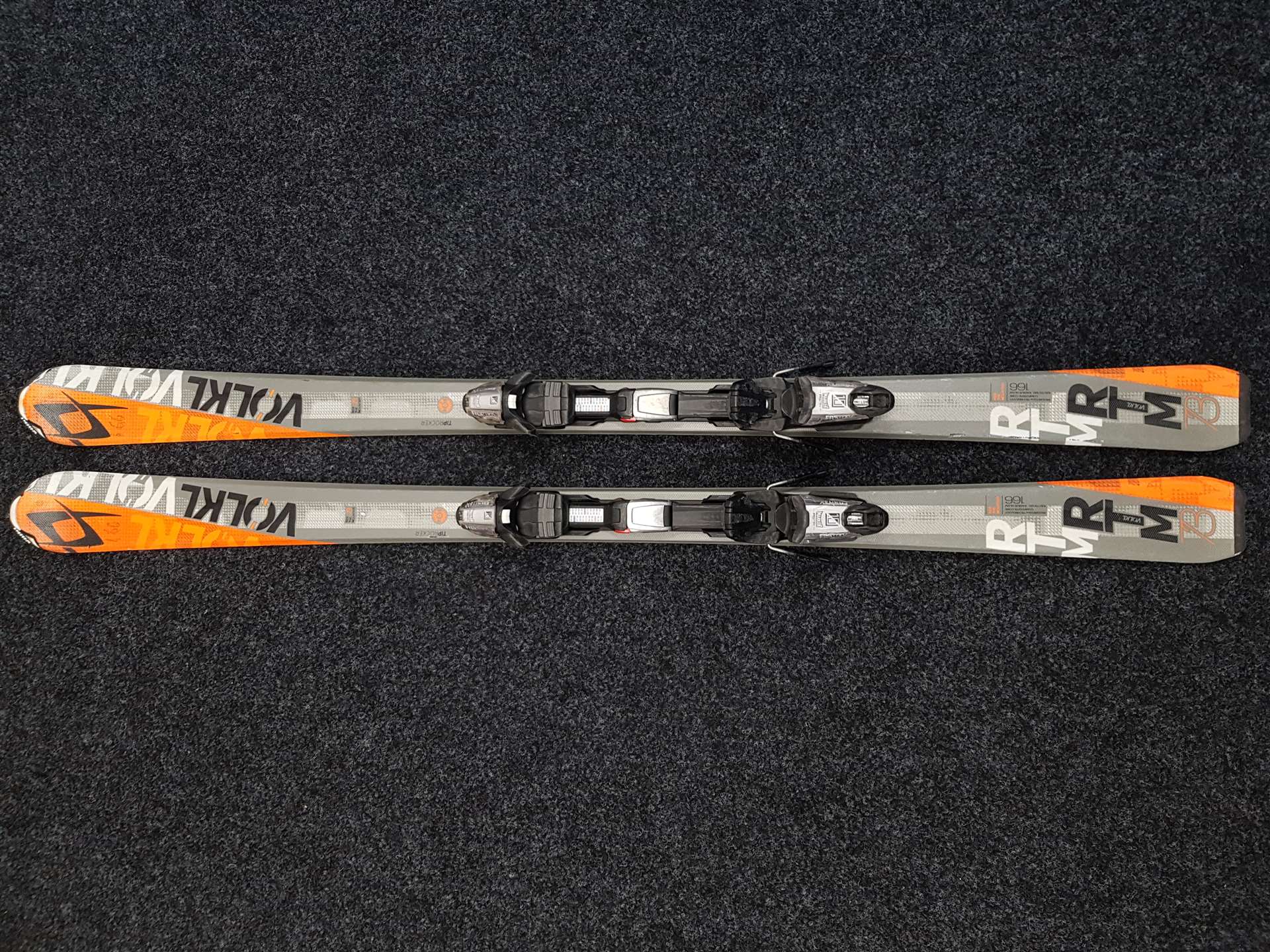 Použité lyže VOLKL RTM  + viazanie Marker FFL Trak 10