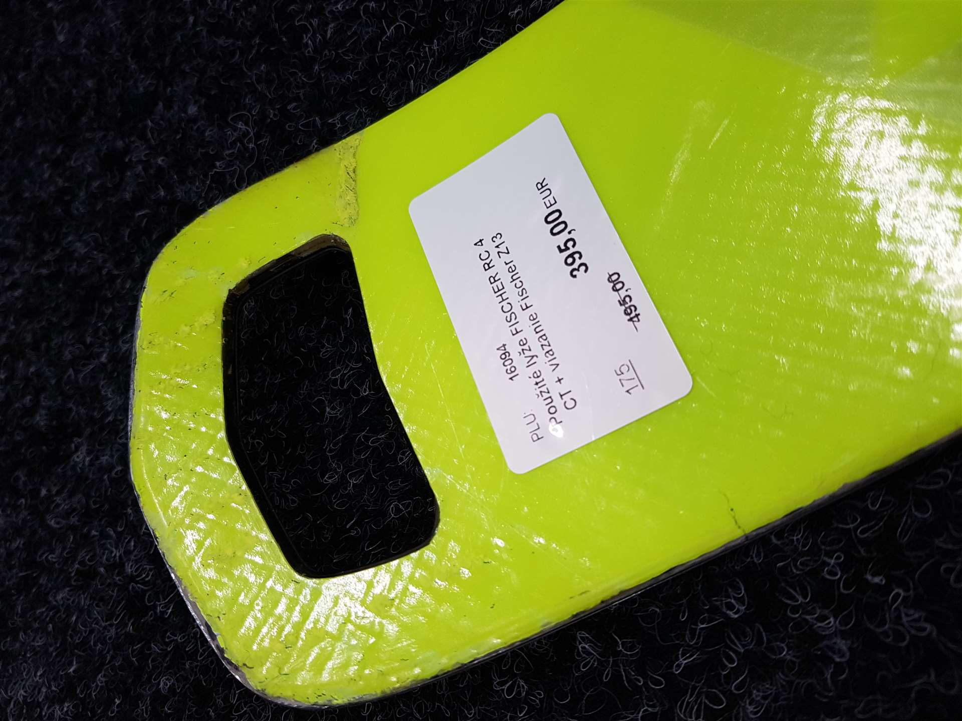 Použité lyže FISCHER RC 4 CT + viazanie Fischer Z13
