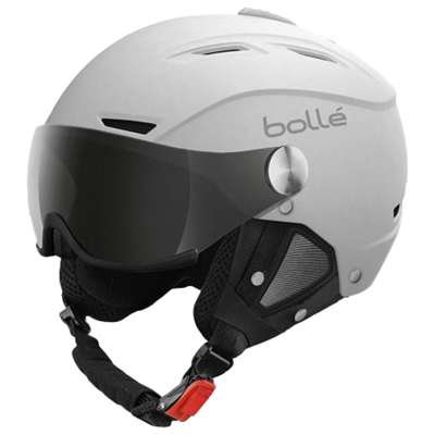 prilba BOLLE BACKLINE VISOR white matte-silver gun