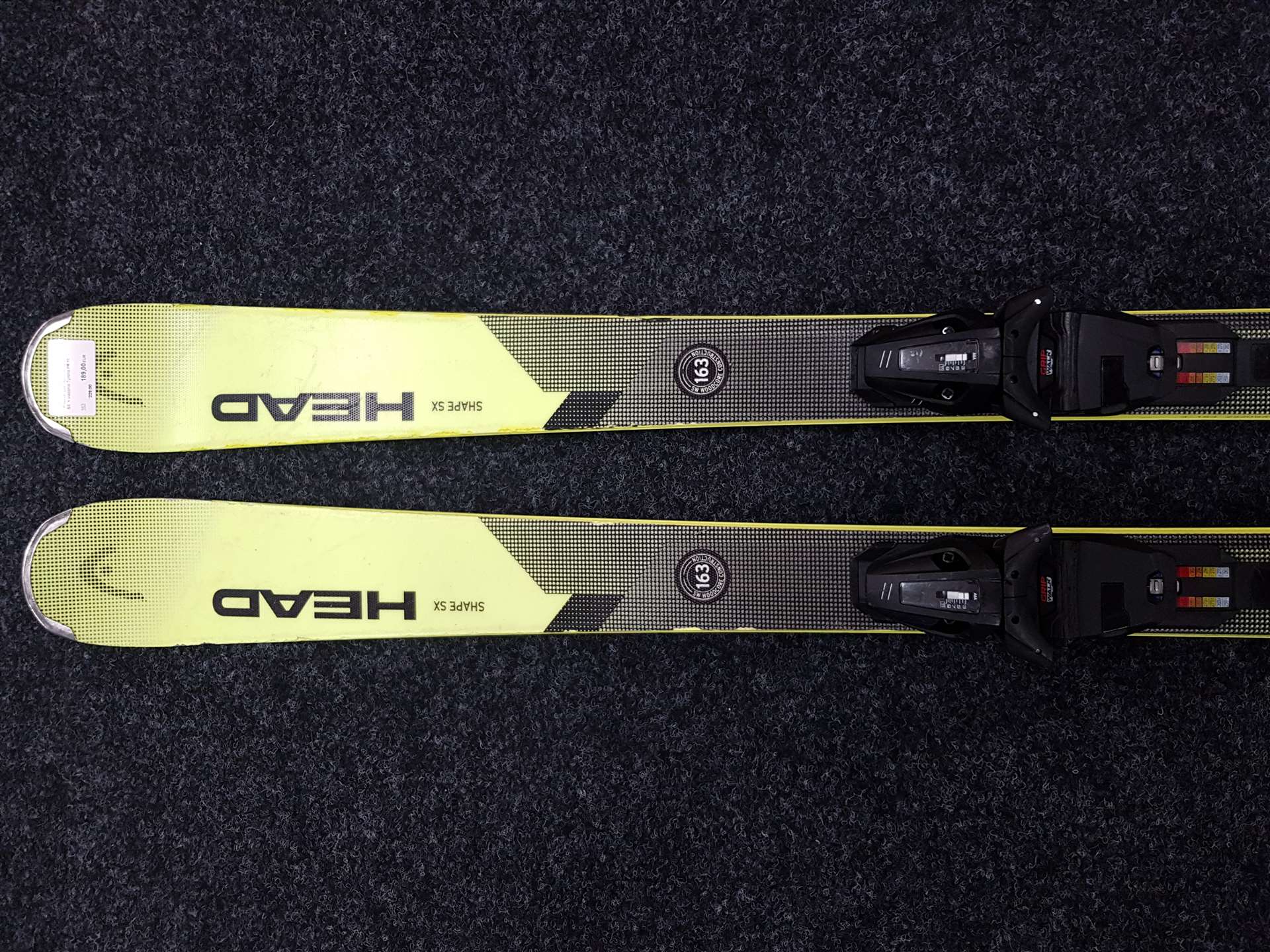 Použité lyže HEAD Shape SX  + viazanie Tyrolia PR 11