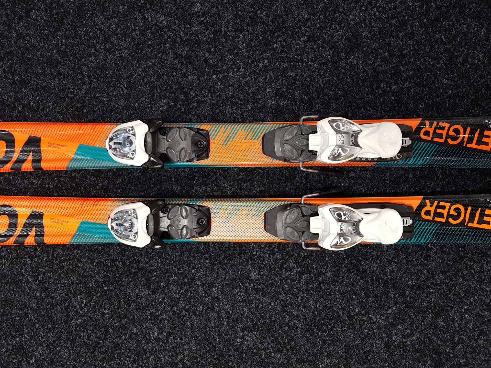 Použité lyže VOLKL Racetiger GS + viazanie Marker 4.5