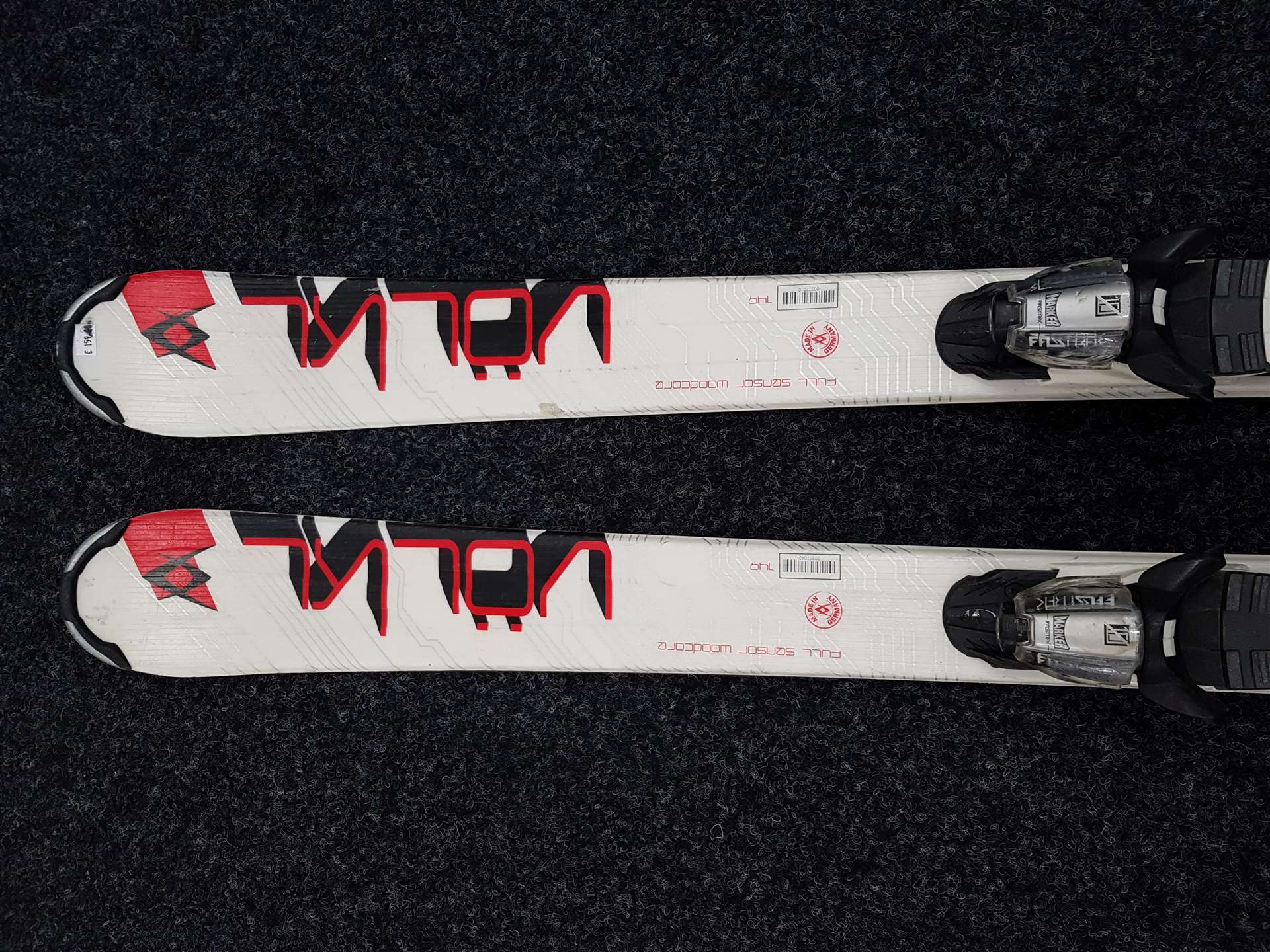 Použité lyže VOLKL Code  + viazanie Marker 10