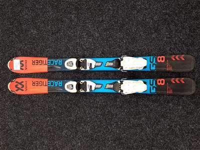 Použité lyže VOLKL Racetiger GS 8 + viazanie Marker 4,5