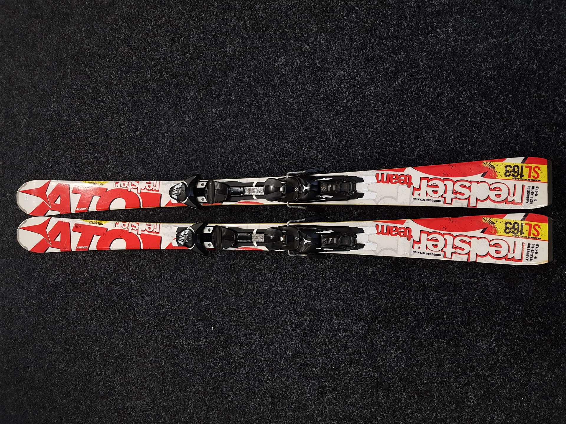Použité lyže ATOMIC Redster Team SL + viazanie Atomic XTO 12