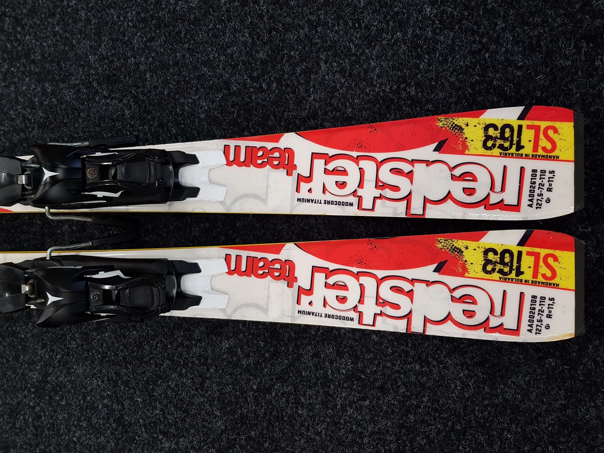 Použité lyže ATOMIC Redster Team SL + viazanie Atomic XTO 12