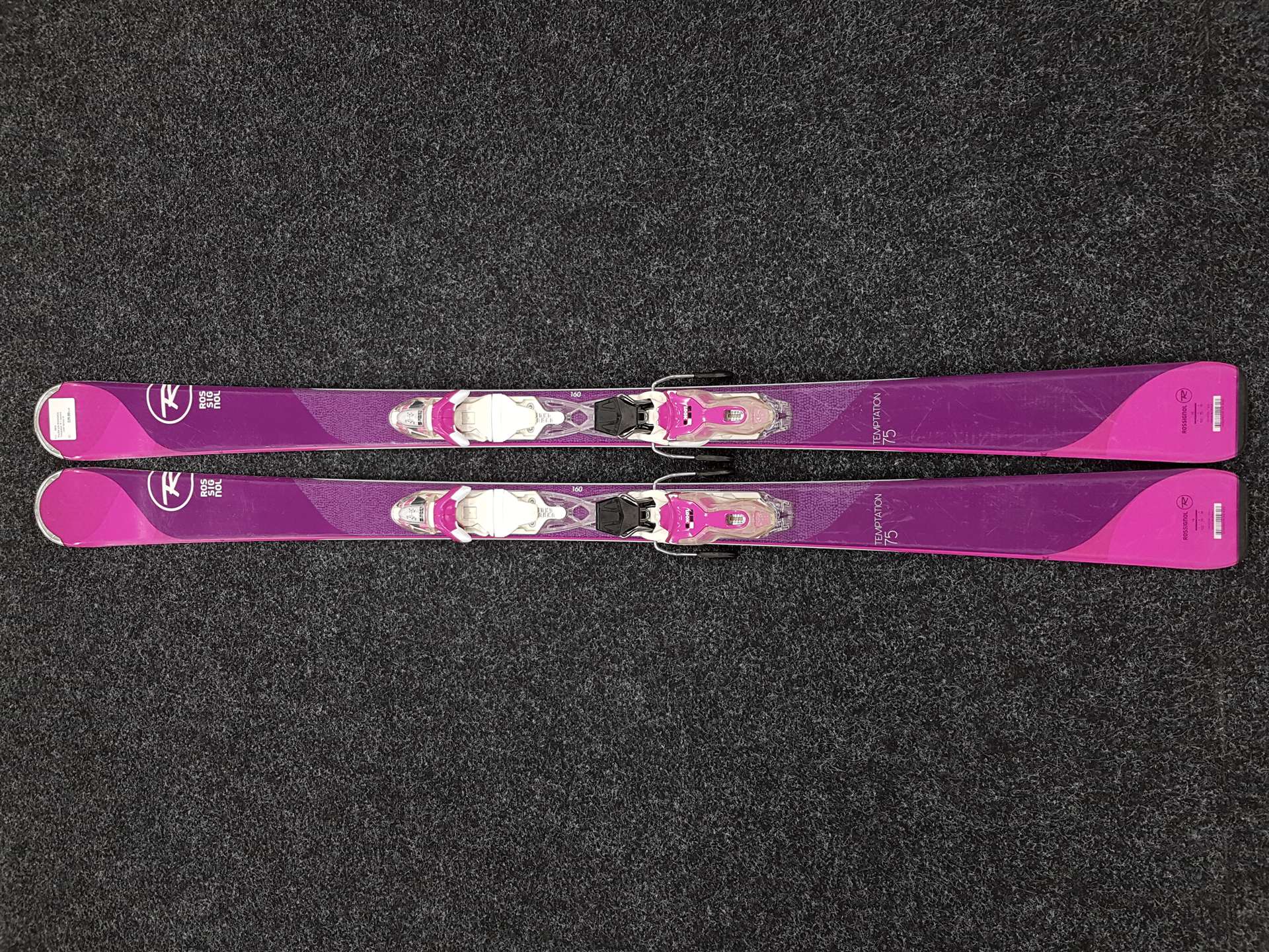Použité lyže ROSSIGNOL Temptation 75 + viazanie Look Xpress 10