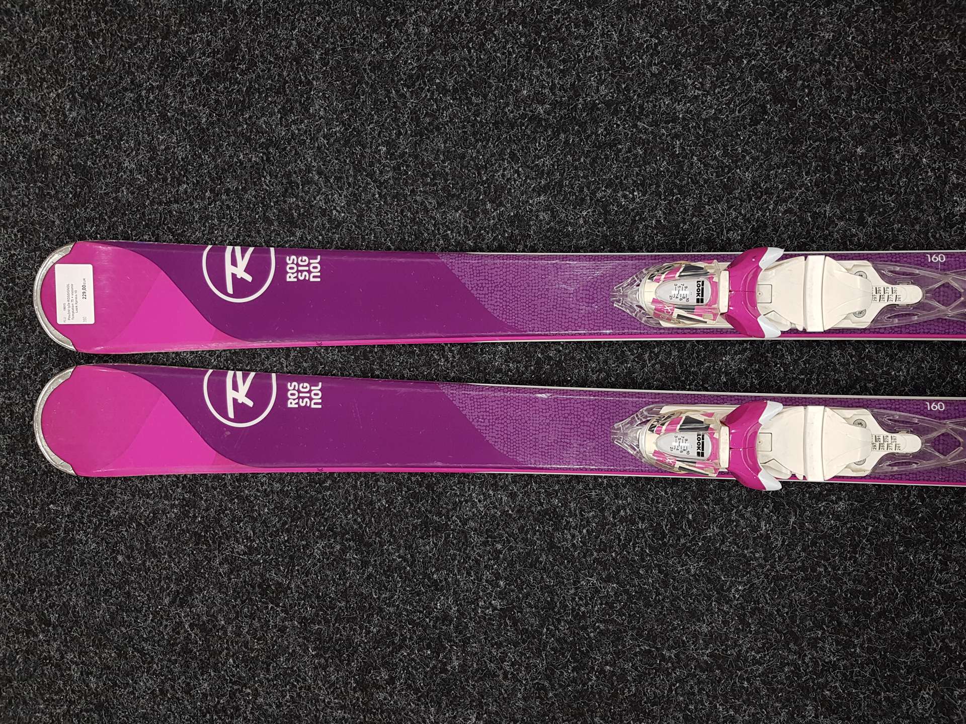 Použité lyže ROSSIGNOL Temptation 75 + viazanie Look Xpress 10