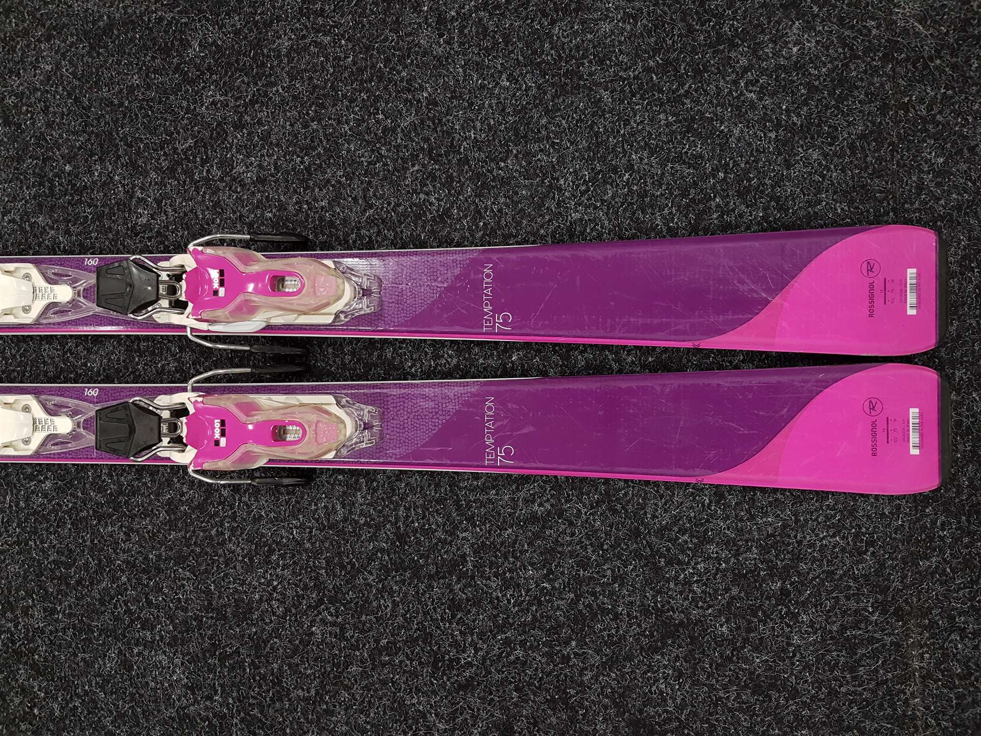 Použité lyže ROSSIGNOL Temptation 75 + viazanie Look Xpress 10