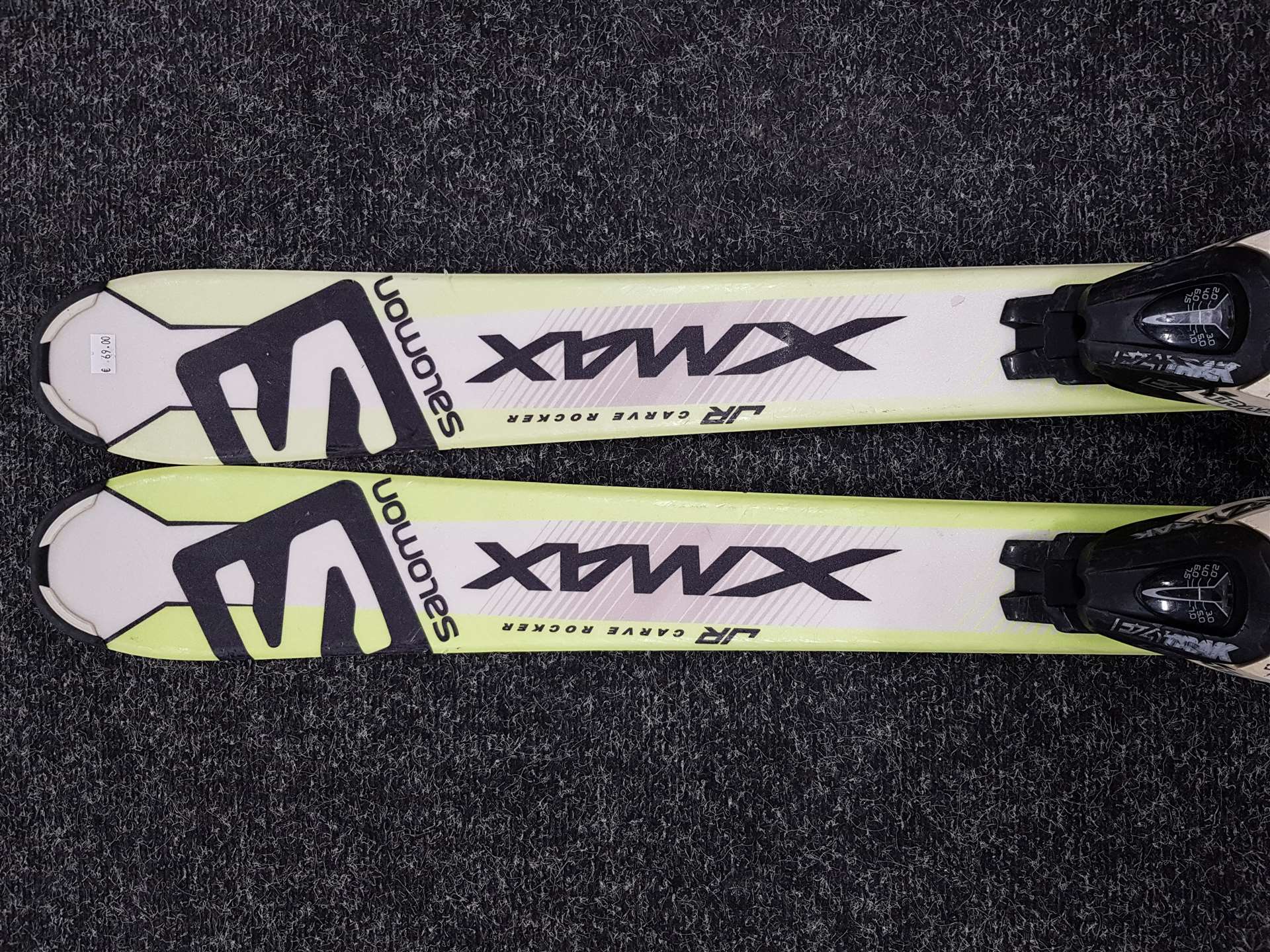 Použité lyže Salomon Carve rocker JR xmax