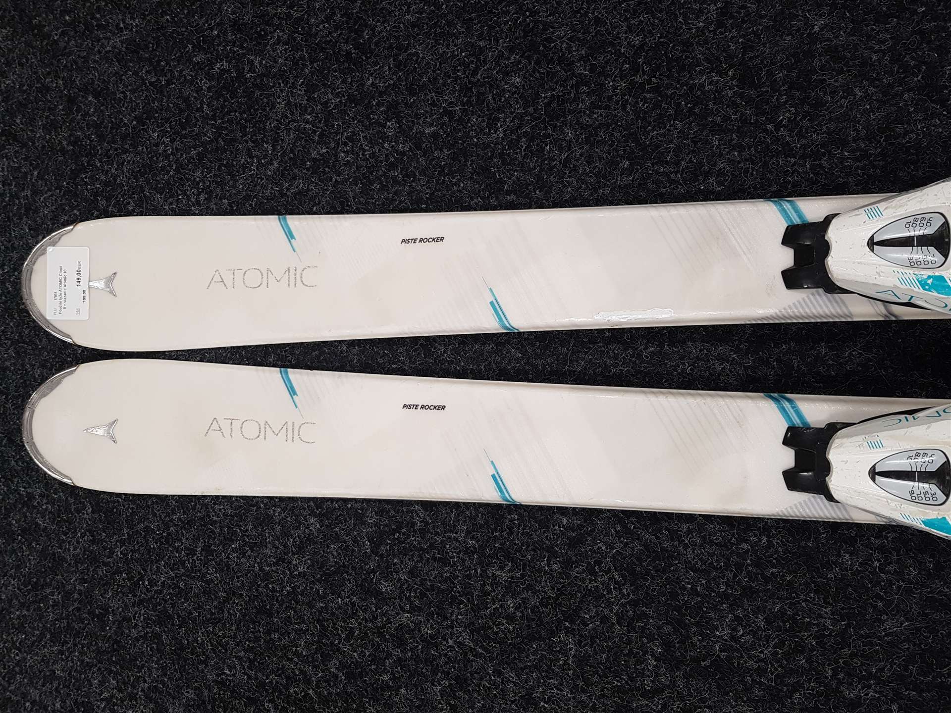 Použité lyže ATOMIC Cloud 8 + viazanie Atomic 10