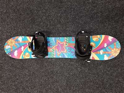 Použitý snowboard BURTON Chicklet + viazanie Head veľkosť S