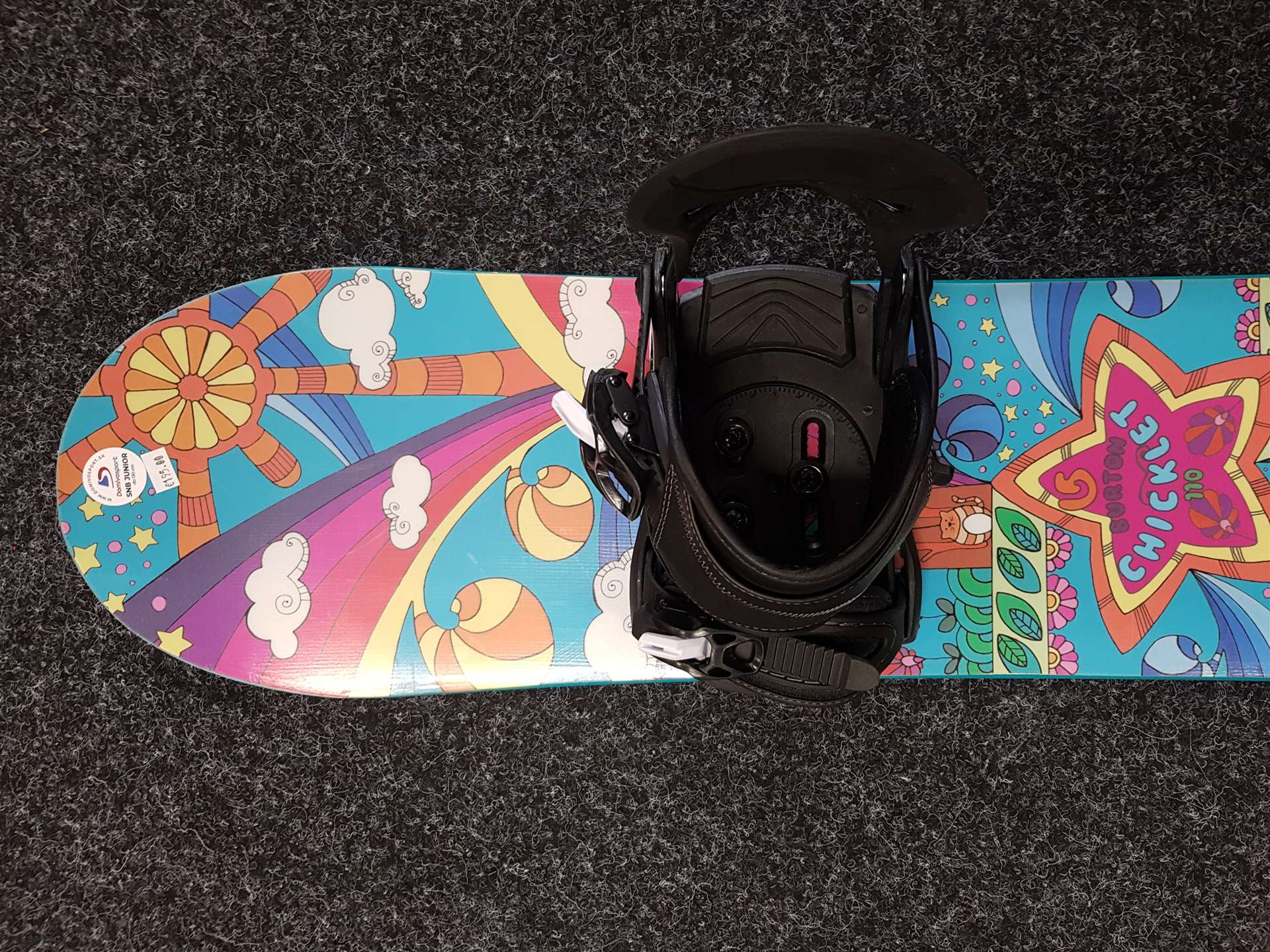 Použitý snowboard BURTON Chicklet + viazanie Head veľkosť S