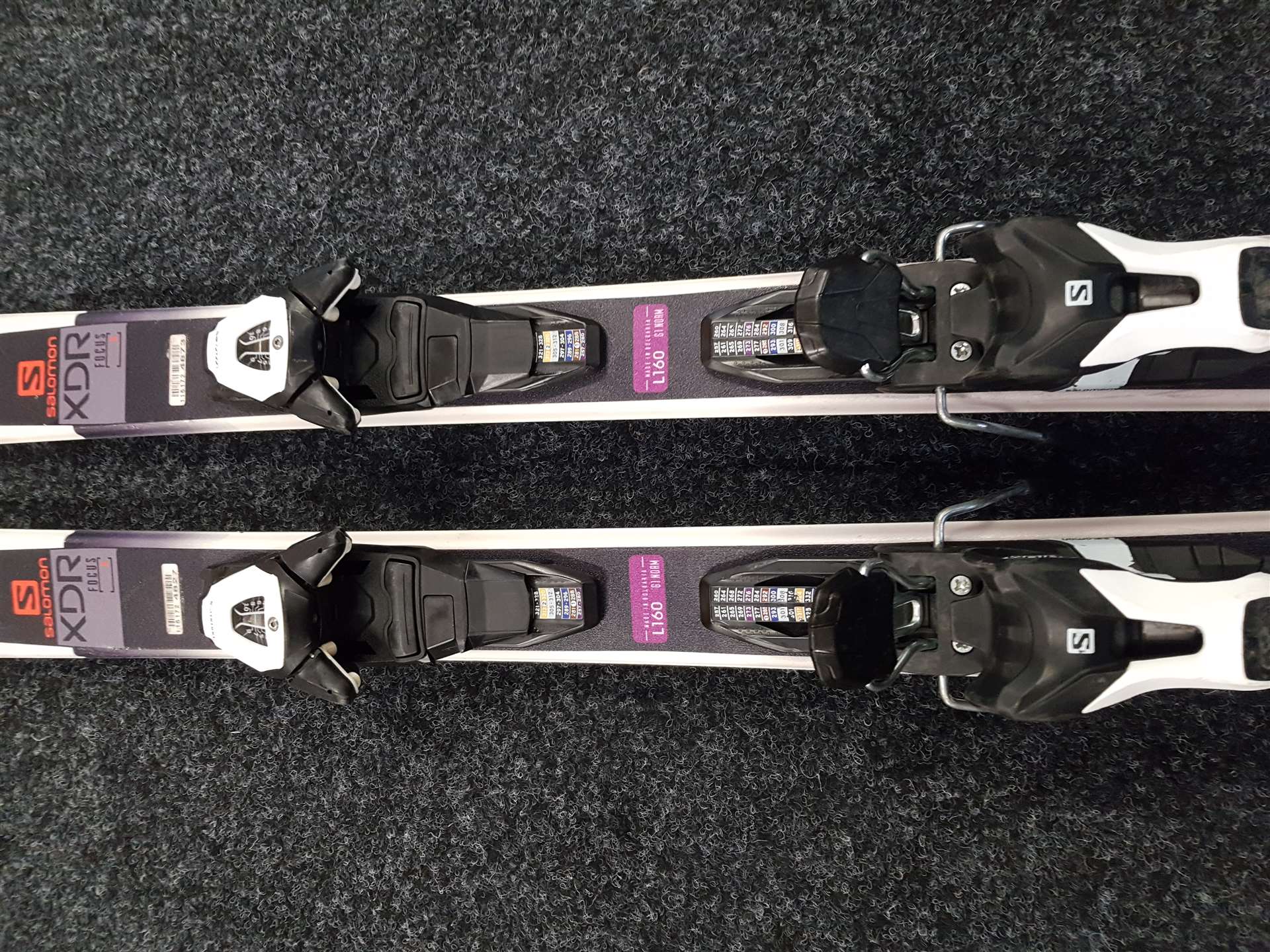 Použité lyže SALOMON XDR Focus + viazanie Salomon 10.0