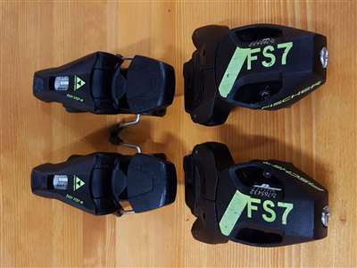 Použité viazanie Fischer FS7 (DIN 7,5)