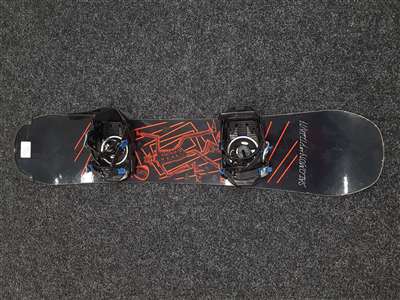 Použitý snowboard SALOMON Le Villain + viazanie Rossignol veľkosť S/M