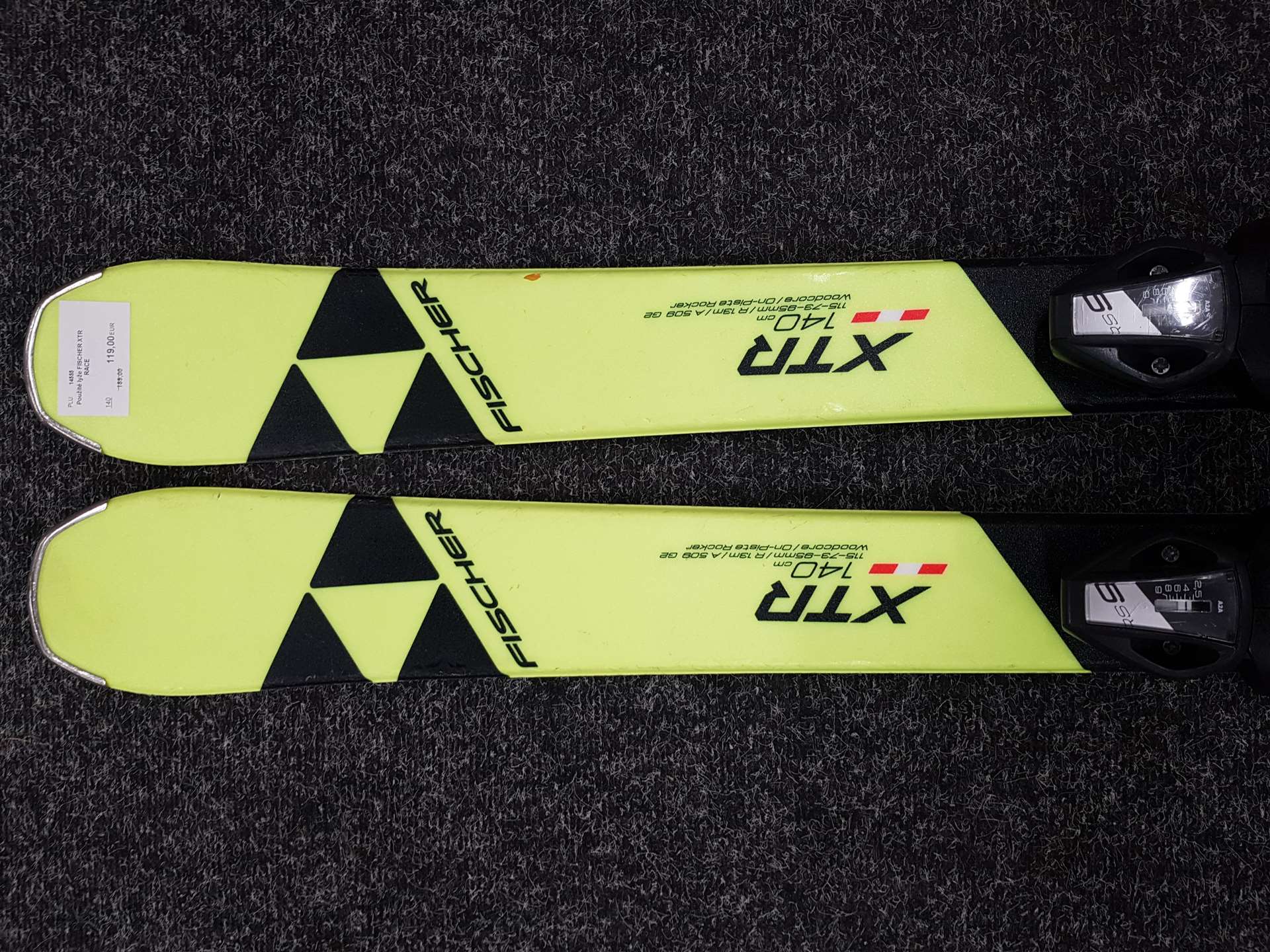 Použité lyže FISCHER XTR RACE