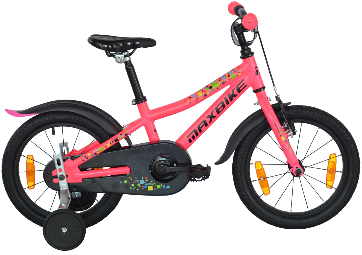 Detský bicykel Maxbike 16" ružový