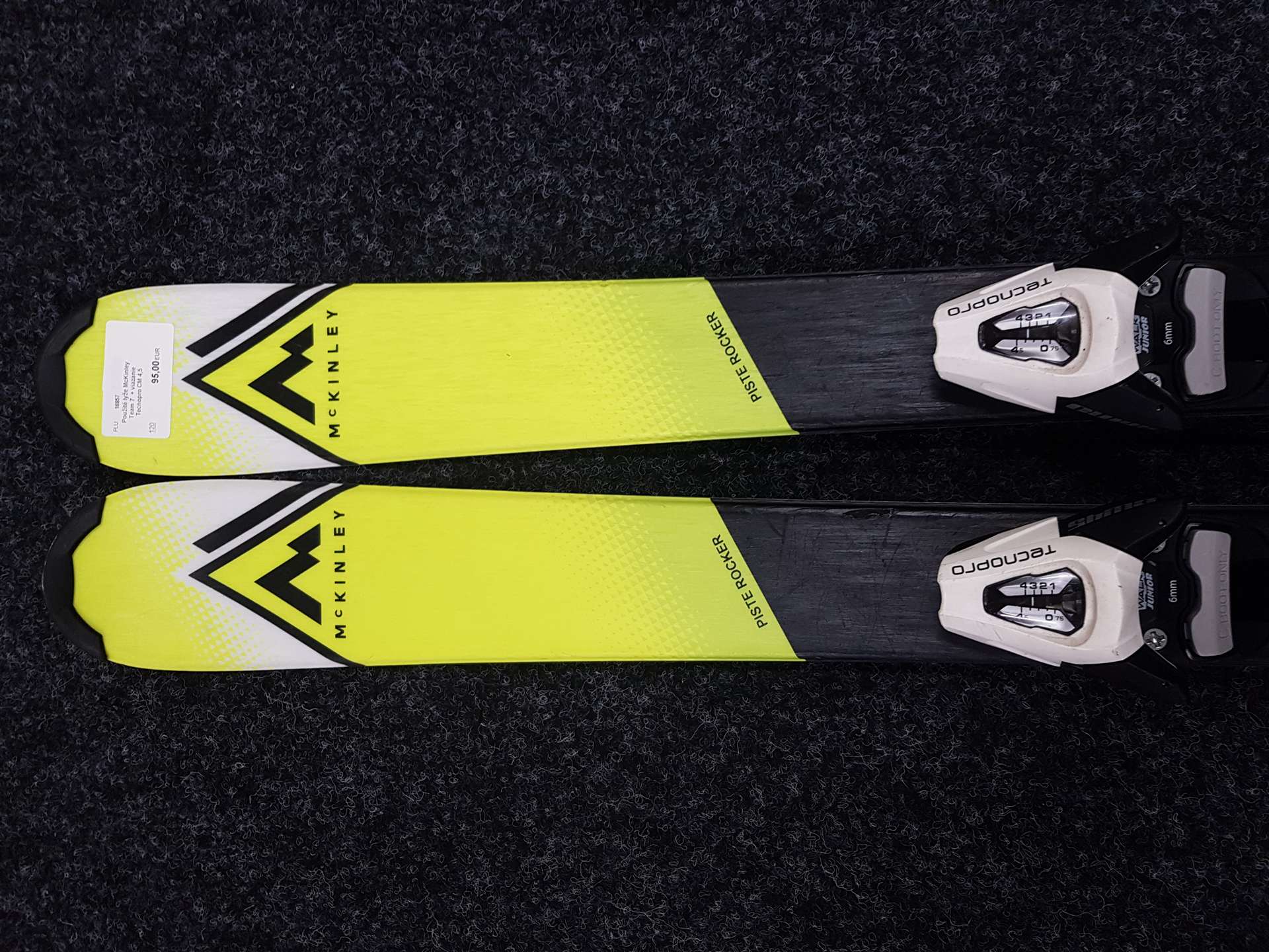 Použité lyže McKinley Team 7  + viazanie Tecnopro CM 4,5