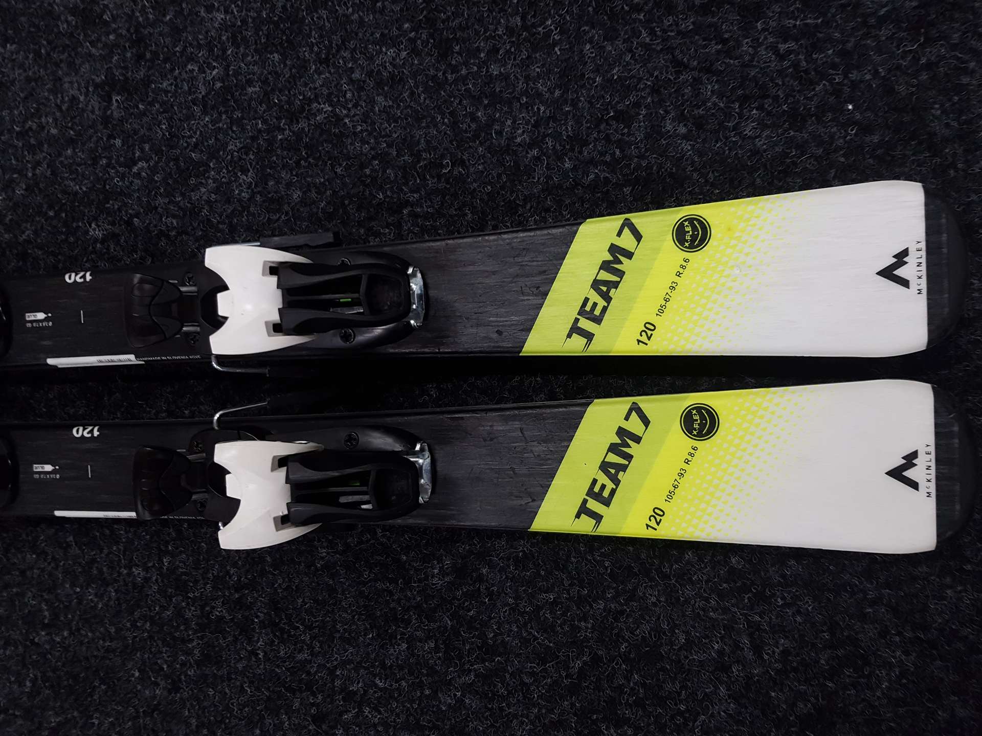 Použité lyže McKinley Team 7  + viazanie Tecnopro CM 4,5