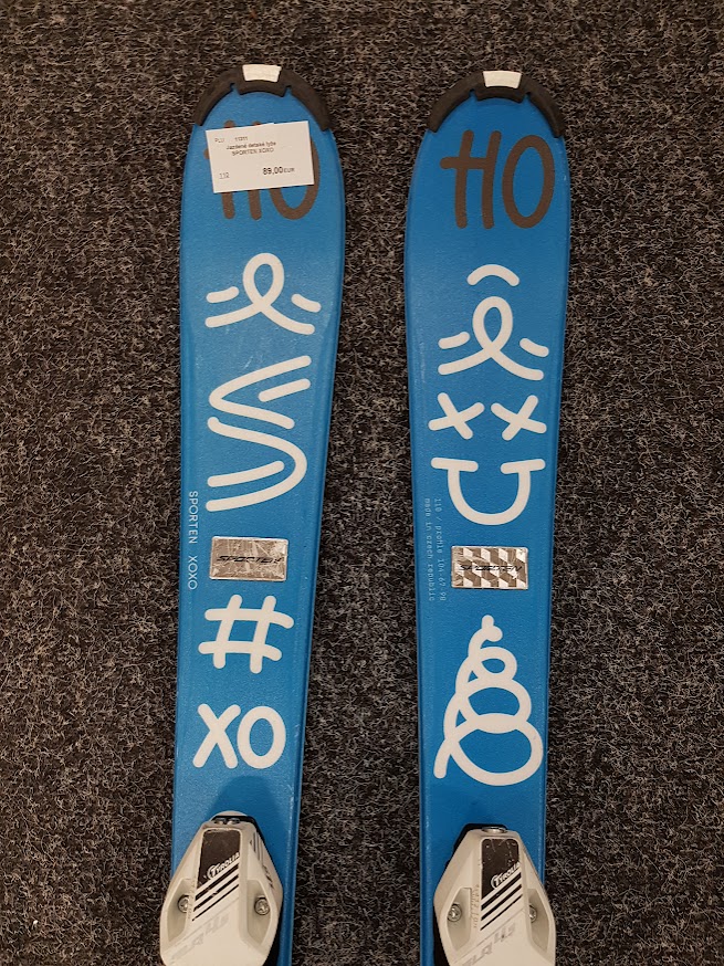 Bazárové detské lyže SPORTEN XOXO