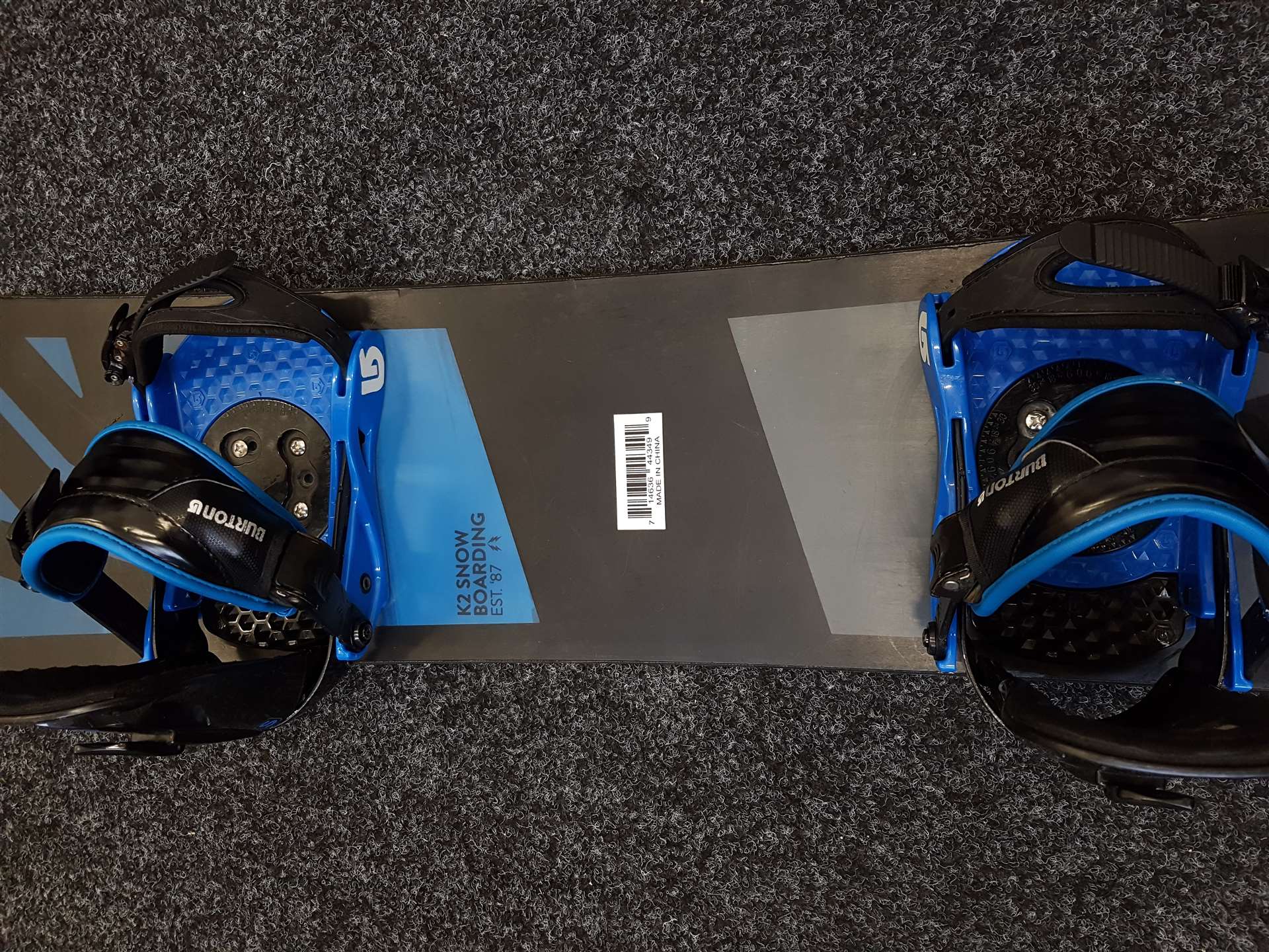 Použitý snowboard K2 Snow Boarding + viazanie Burton veľkosť S