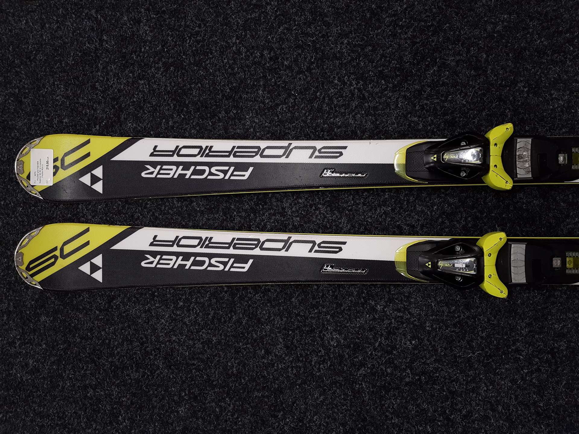 Použité lyže FISCHER Superior SC RC 4 + viazanie Fischer RC4 11