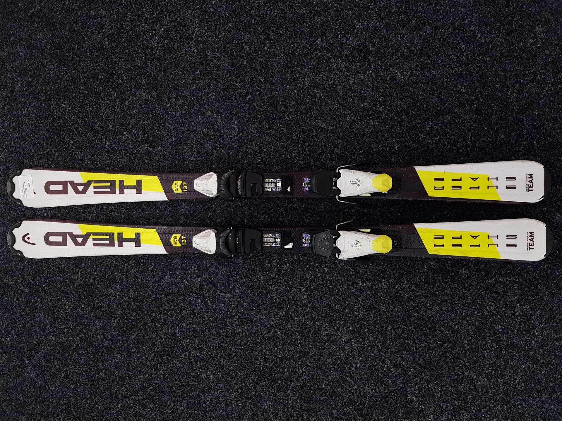 Použité lyže HEAD Super Shape + viazanie Head SLR 7.5