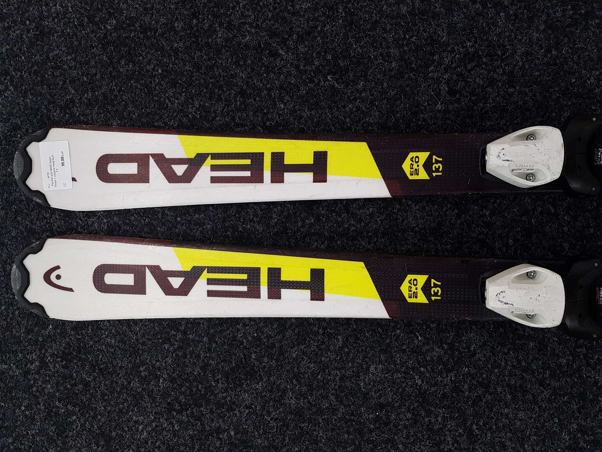 Použité lyže HEAD Super Shape + viazanie Head SLR 7.5