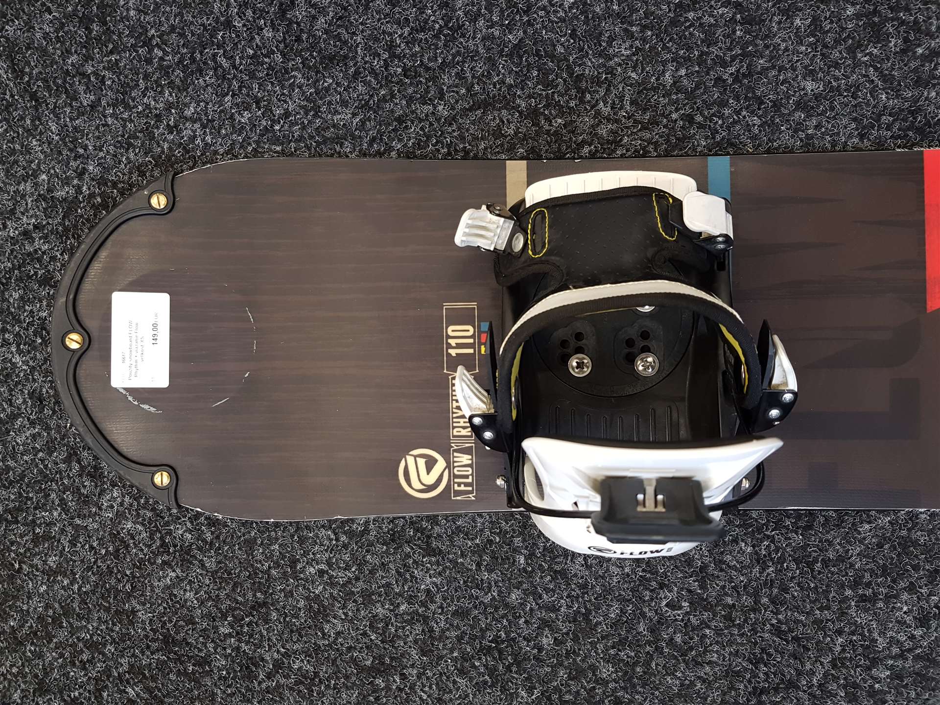 Použitý snowboard FLOW  Rhythm + viazanie Flow veľkosť XS