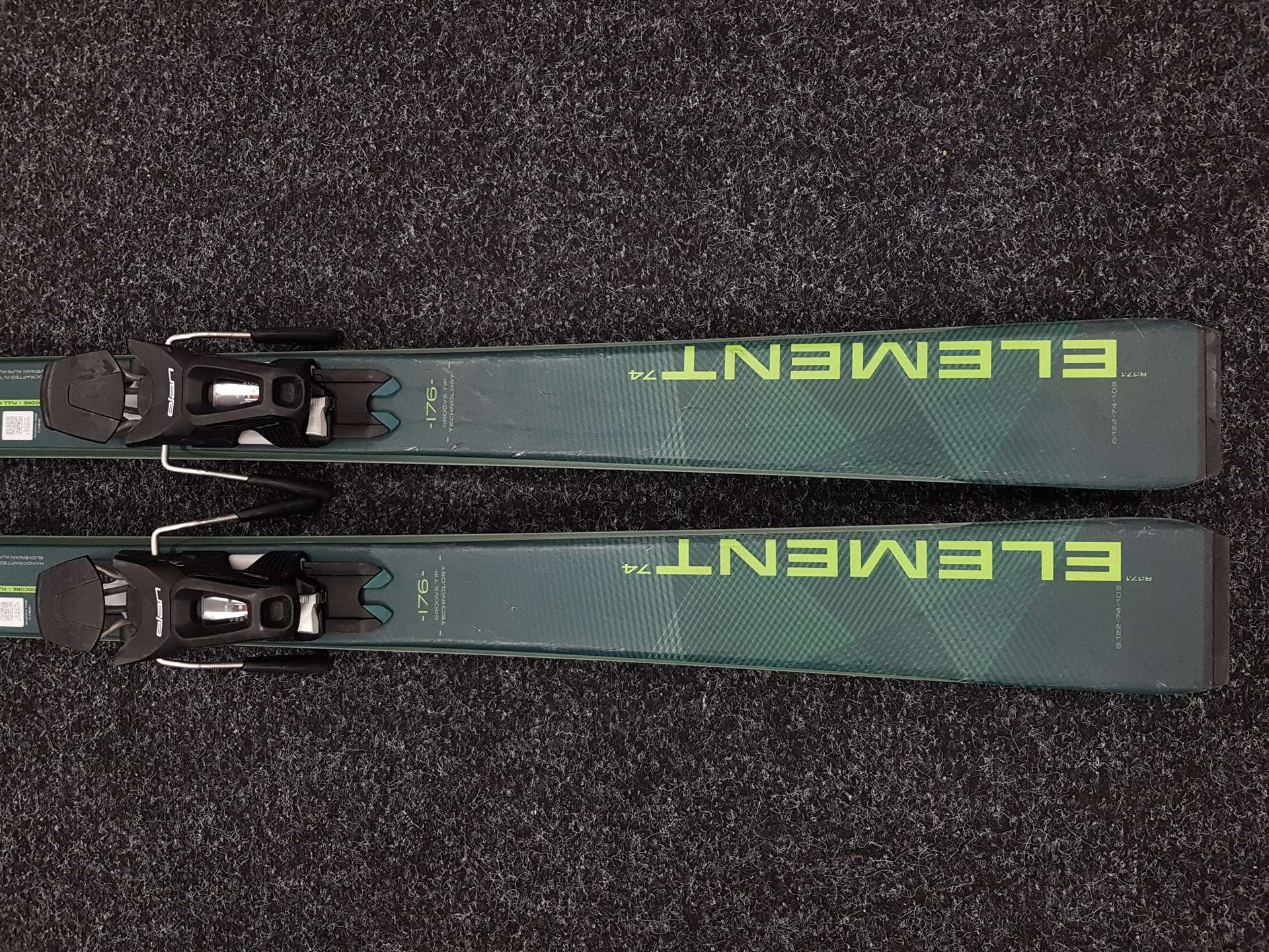 Použité lyže ELAN Element 74 + viazanie Elan 10