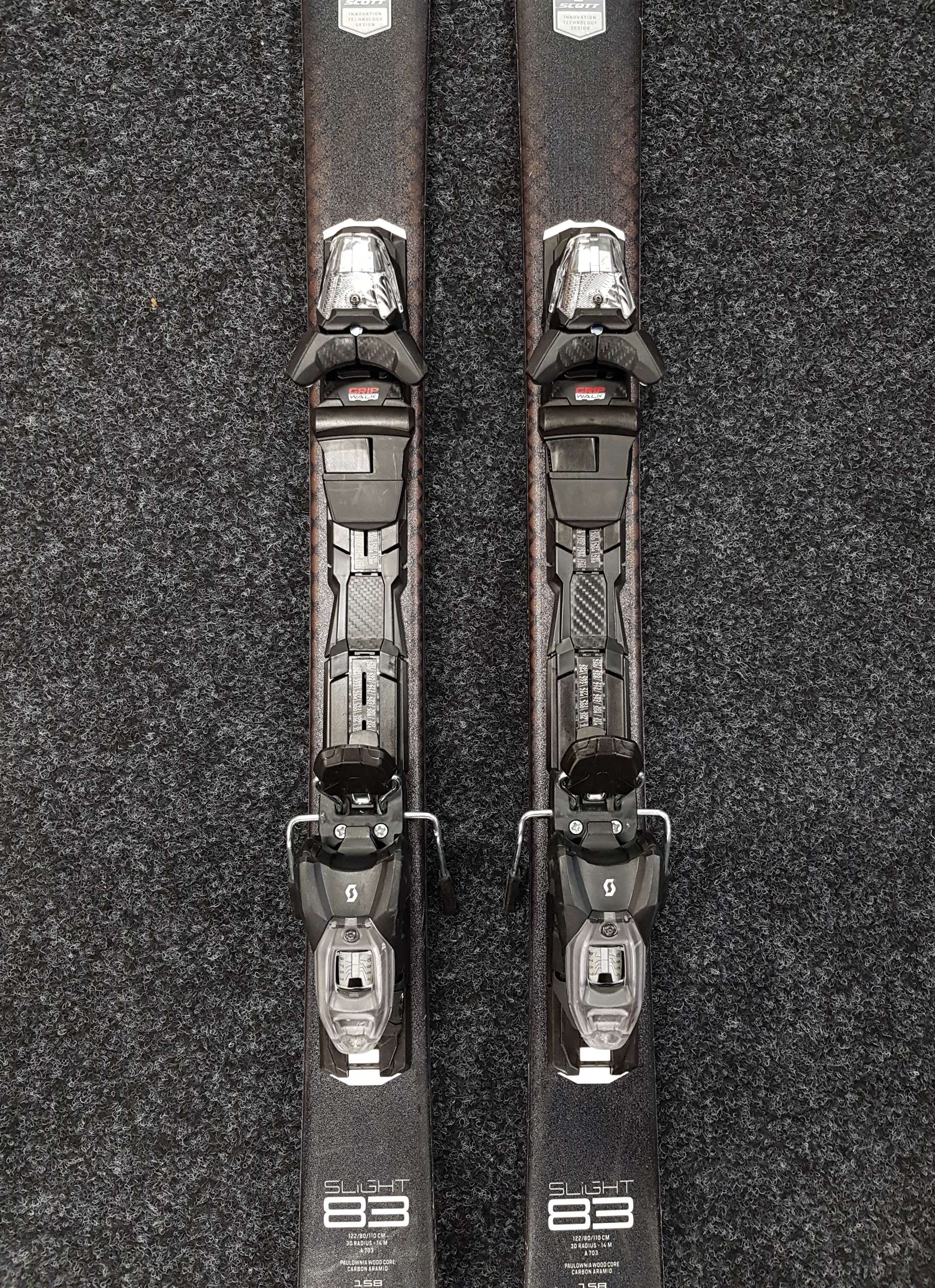 Použité lyže SCOTT Slight 83 + viazanie Scott  M10