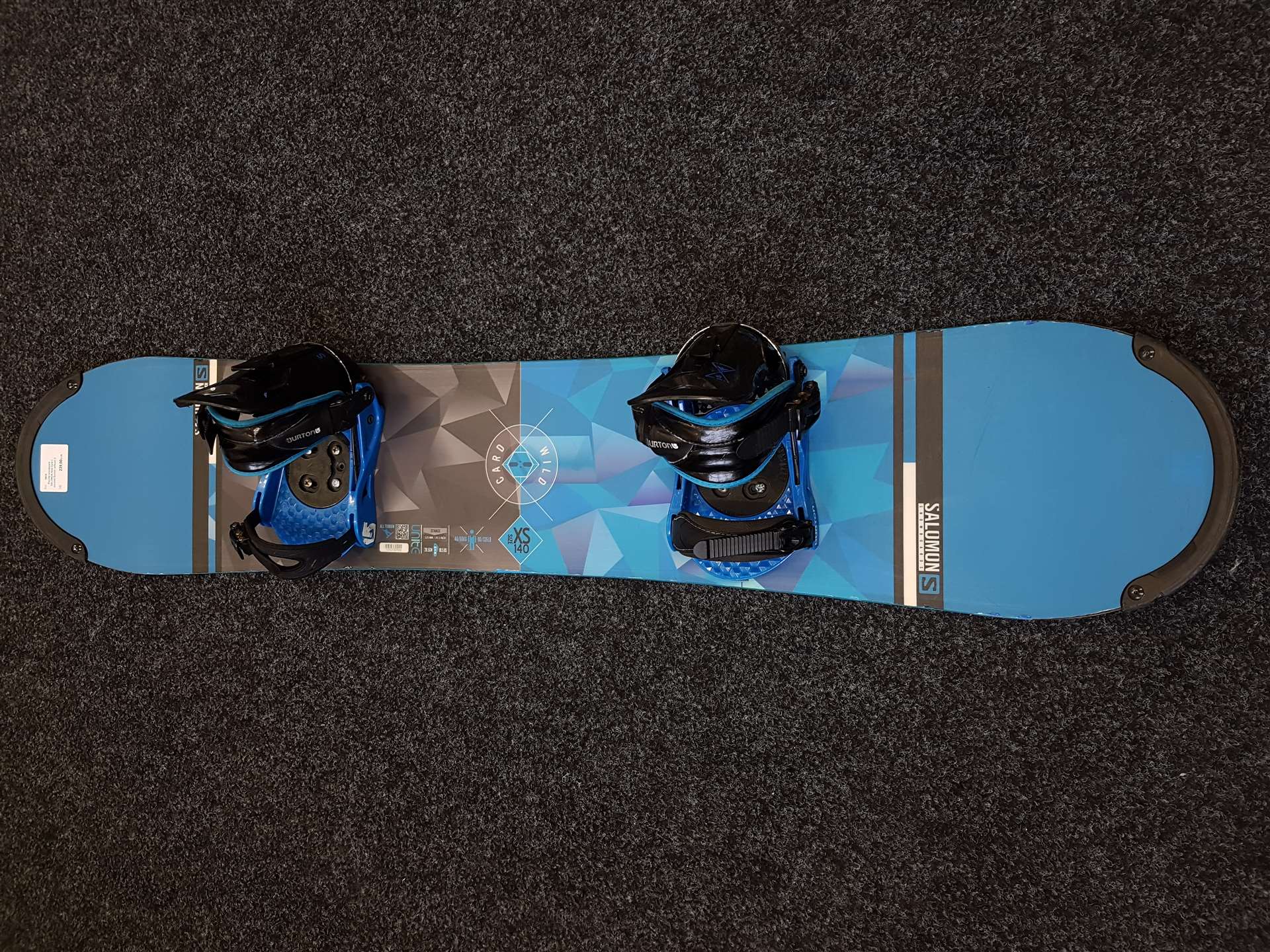Použitý snowboard SALOMON Wild Card  + viazanie Burton veľkosť S