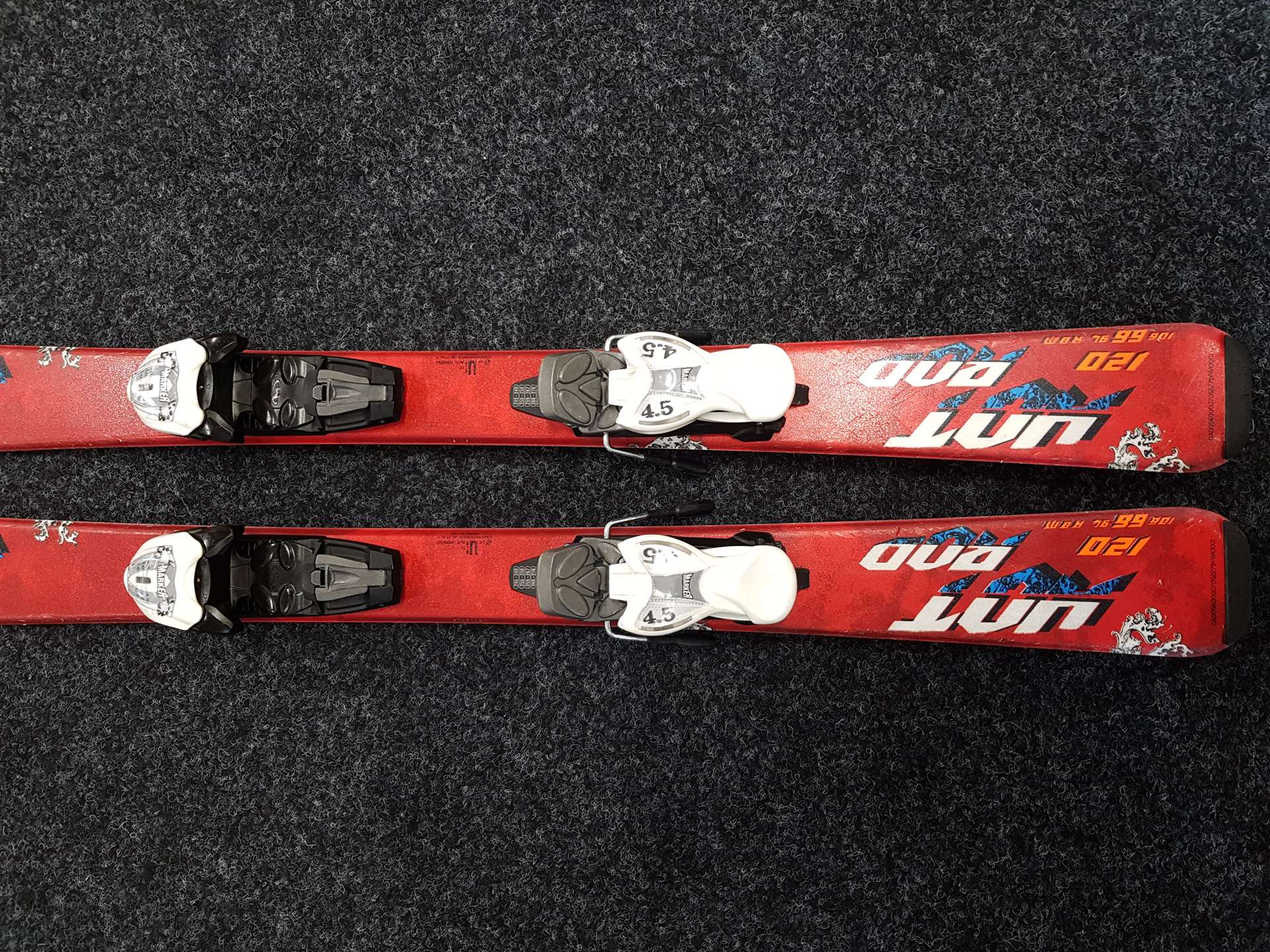 Použité lyže NORDICA Hotrod + viazanie Marker 4,5