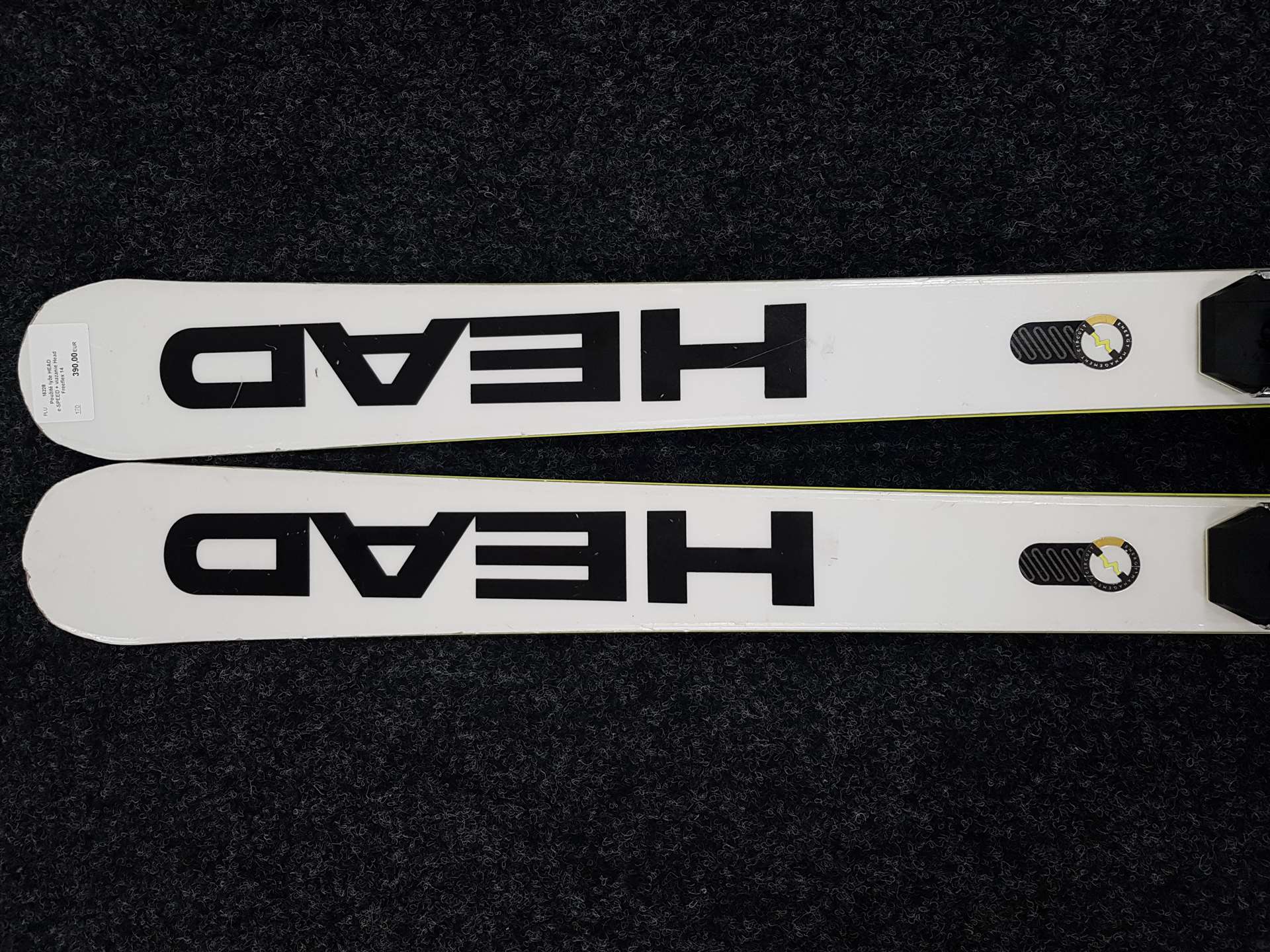 Použité lyže HEAD e-SPEED + viazanie Head Freeflex 14