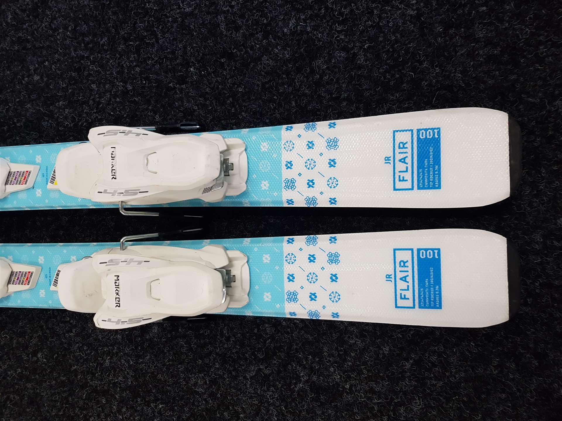 Použité lyže VOLKL Flair Jr + viazanie Marker M 4.5