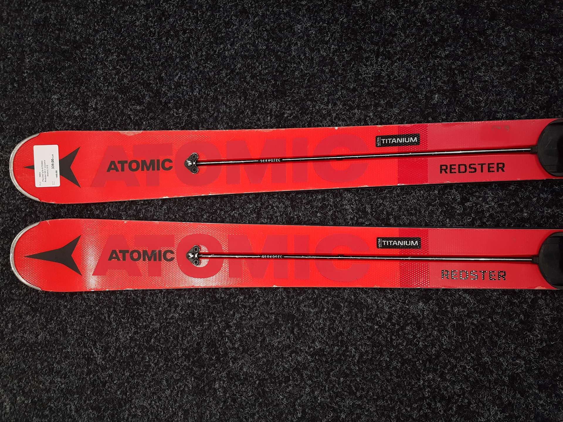 Použité lyže ATOMIC Redster G9 + viazanie Atomic X12