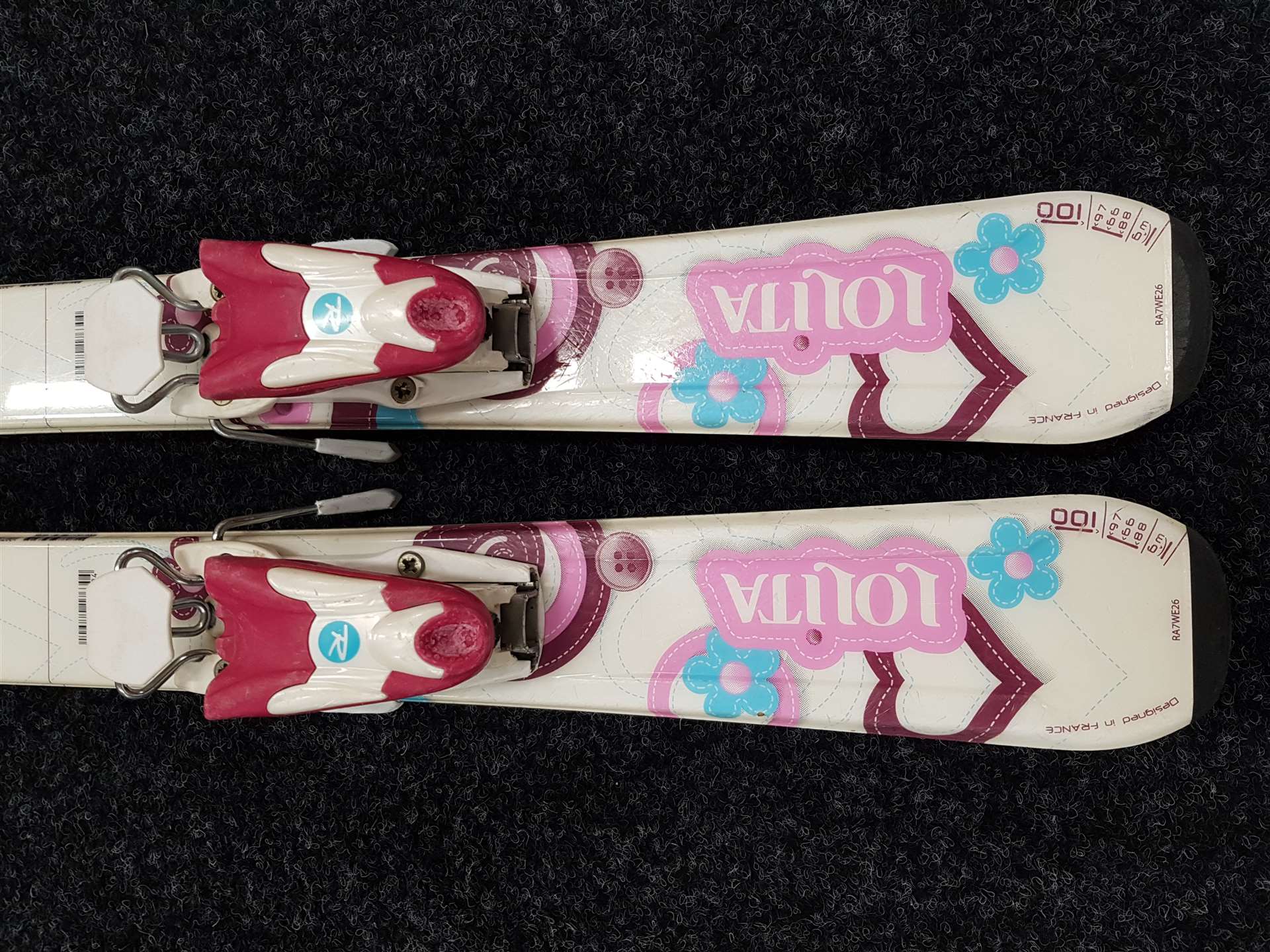 Použité lyže ROSSIGNOL Lolita +  viazanie Rosiignol Comp J