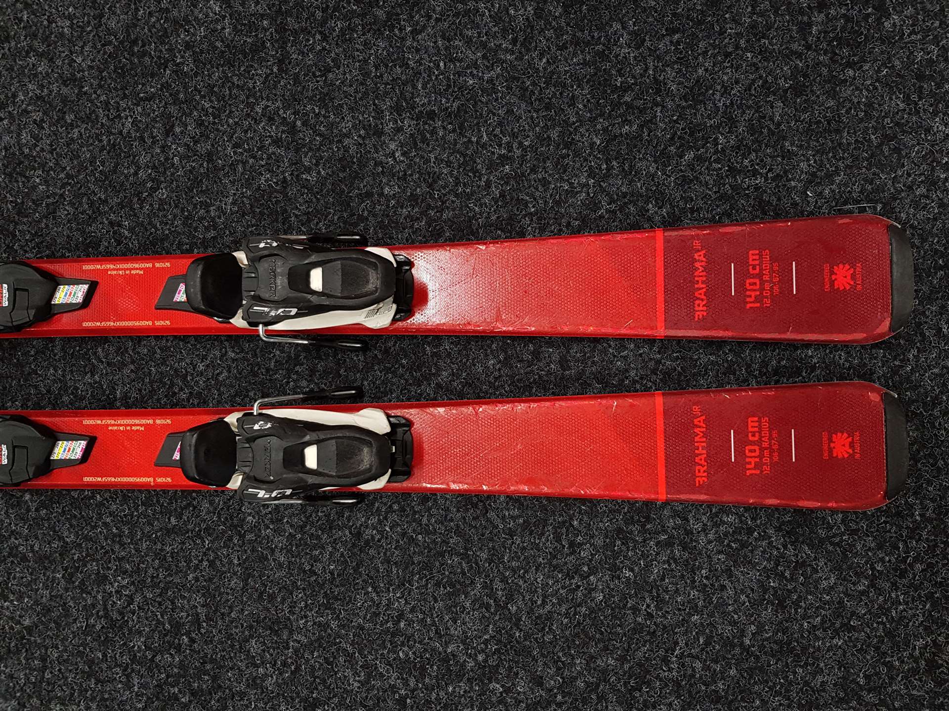 Použité lyže BLIZZARD Brahma JR + viazanie Marker 7.0