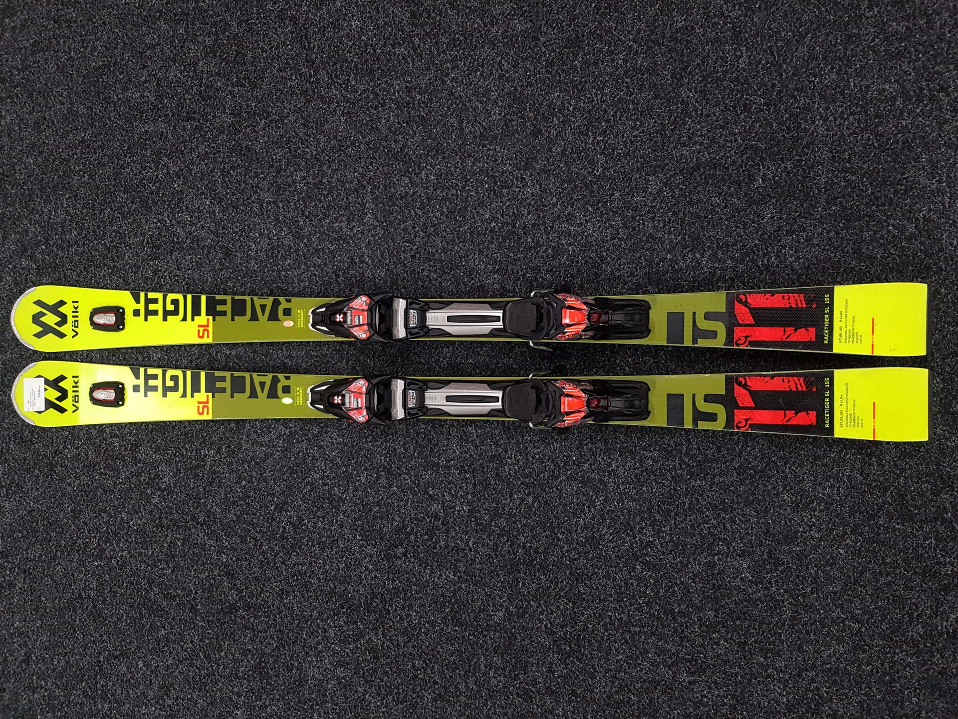 Použité lyže VOLKL Racetiger SL 11 + viazanie Marker Motion R12
