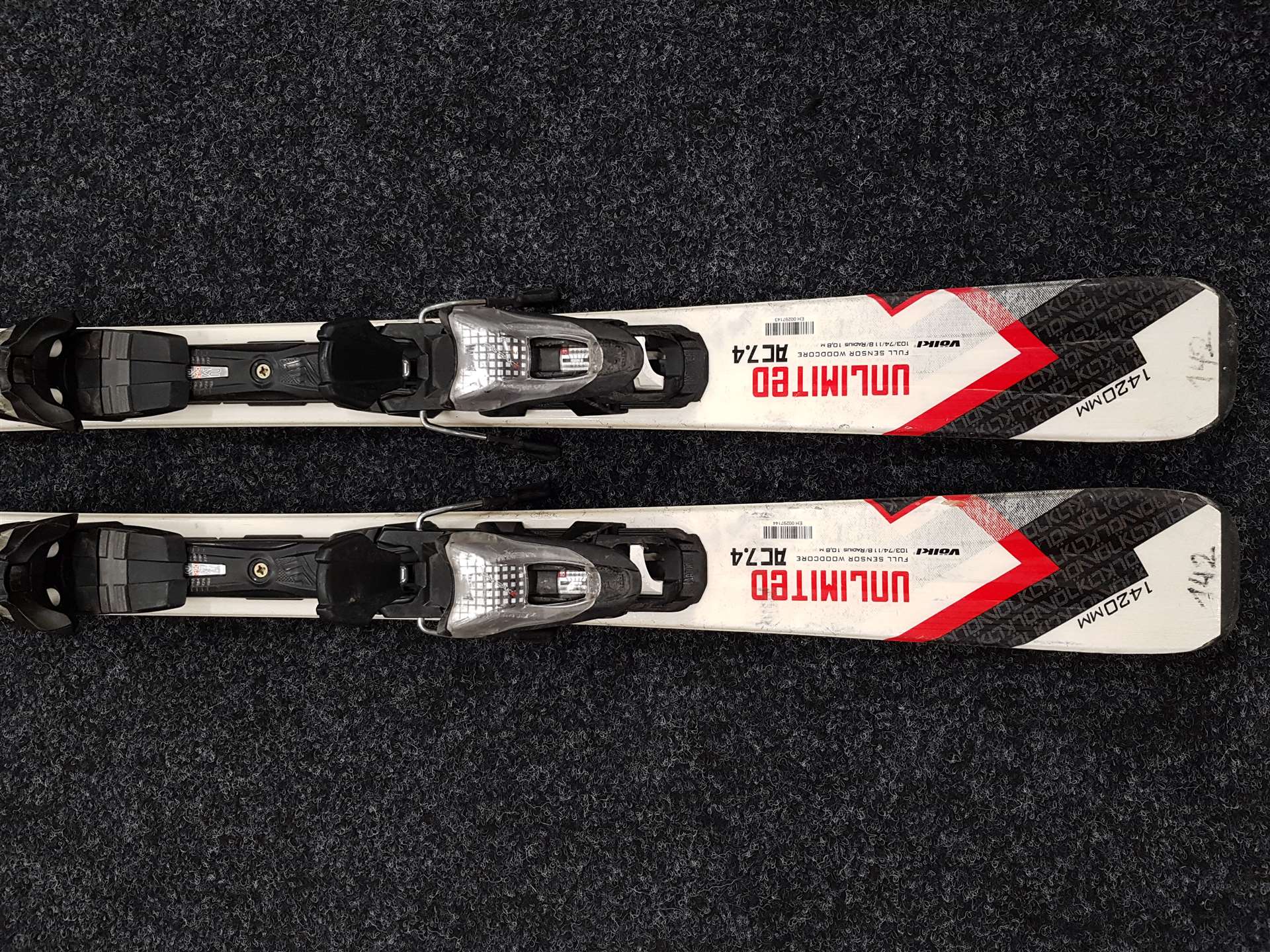 Použité lyže VOLKL Unlimited AC 7.4 + viazanie Marker Fastrak 2 - 10