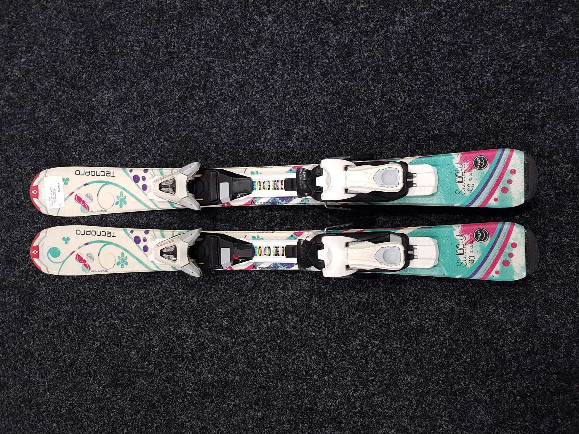 Použité lyže TECNOPRO Sweety  + viazanie Tecnopro TC 4,5