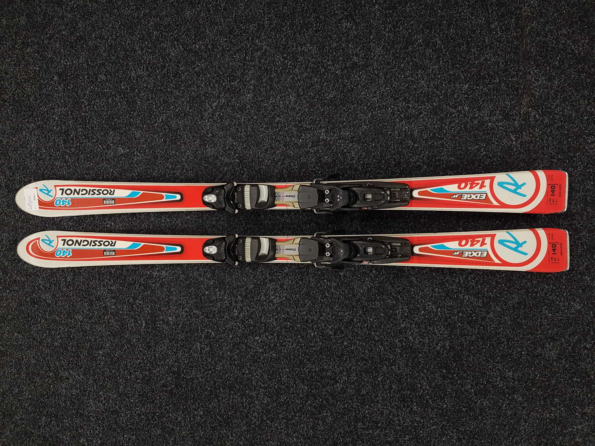 Použité lyže ROSSIGNOL Edge JR + viazanie Fischer FJ 7