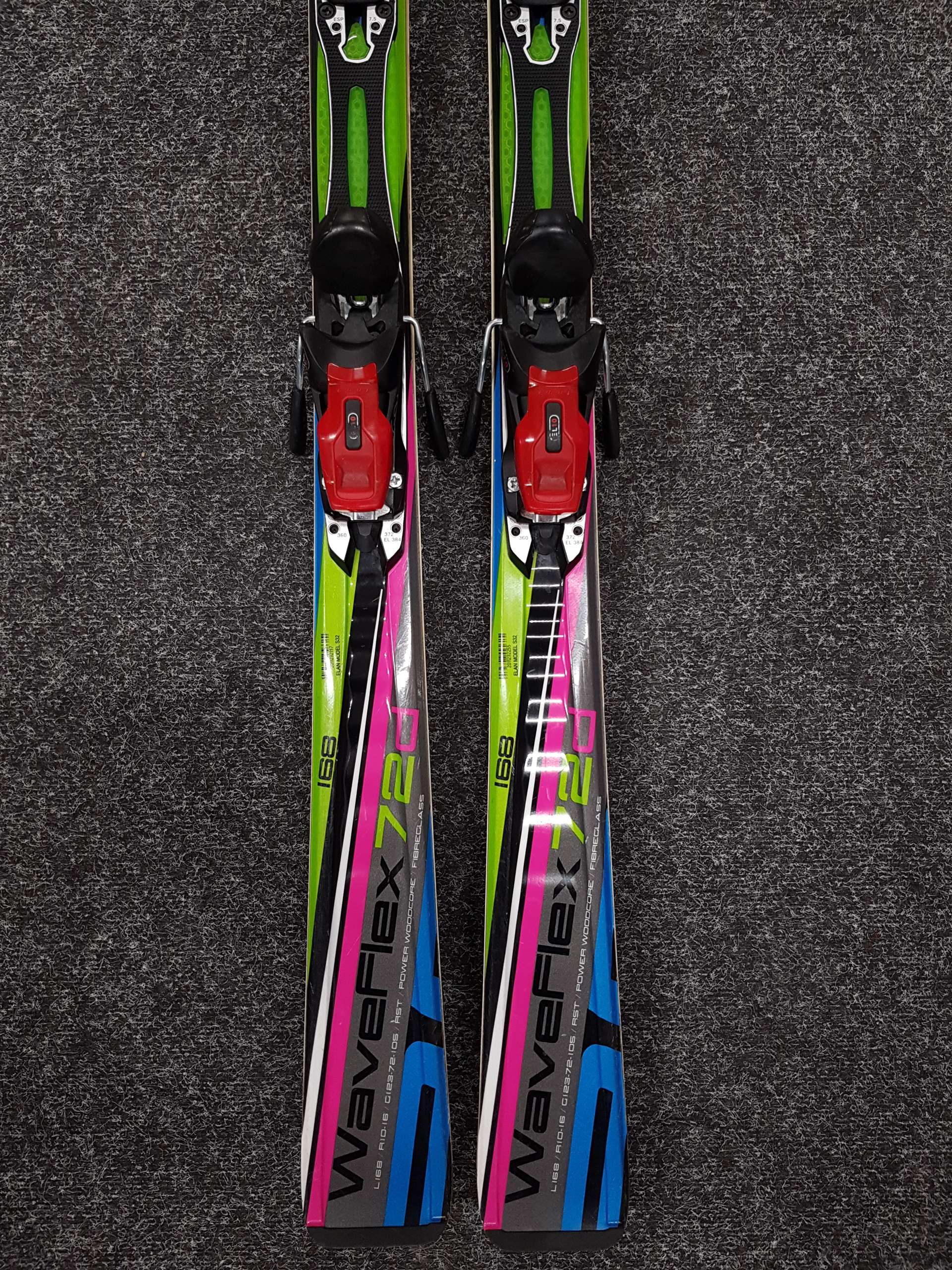 Použité lyže Elan WaveFlex 72d