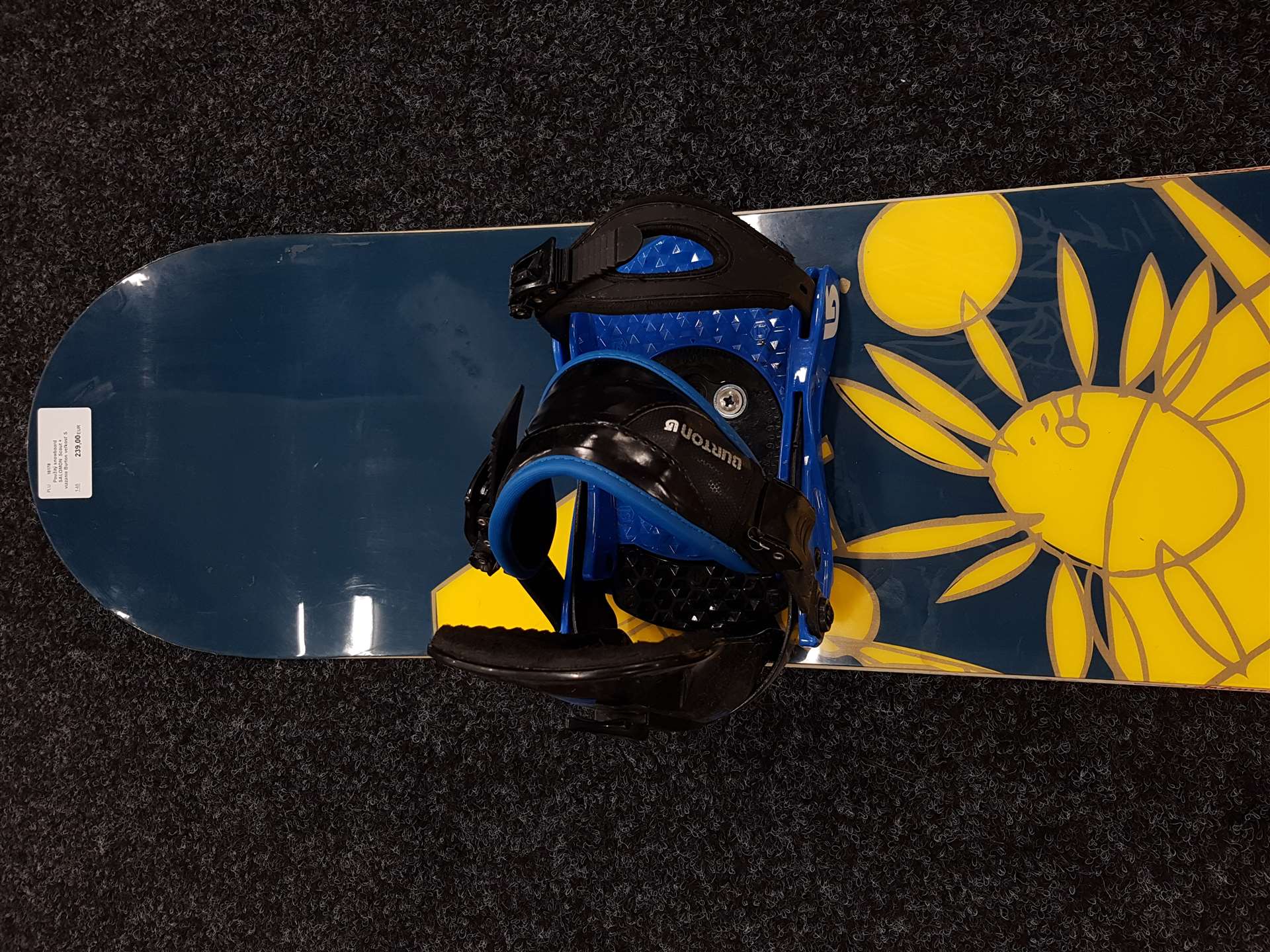 Použitý snowboard SALOMON  Scout + viazanie Burton veľkosť S