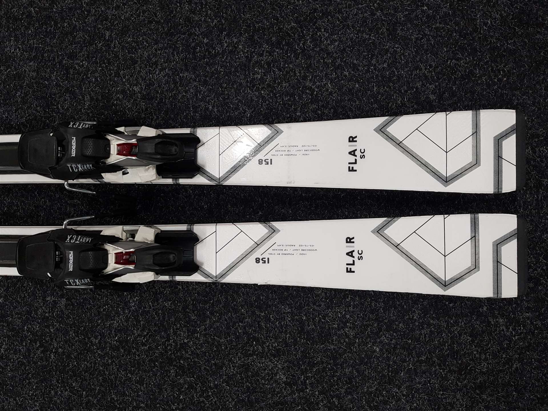 Použité lyže VOLKL Flair SC + viazanie Marker TCX Lady 11