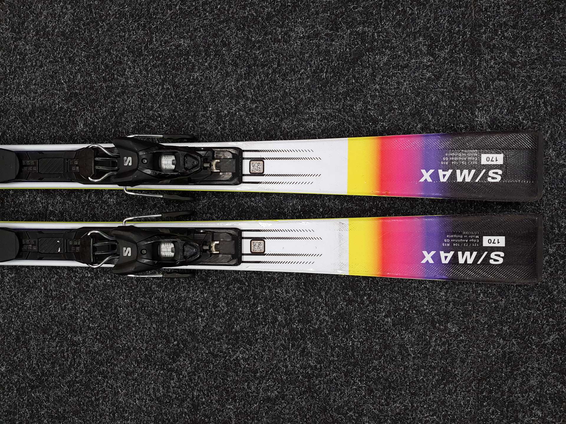 Použité lyže SALOMON S/Max Endurance + viazanie Salomon M10