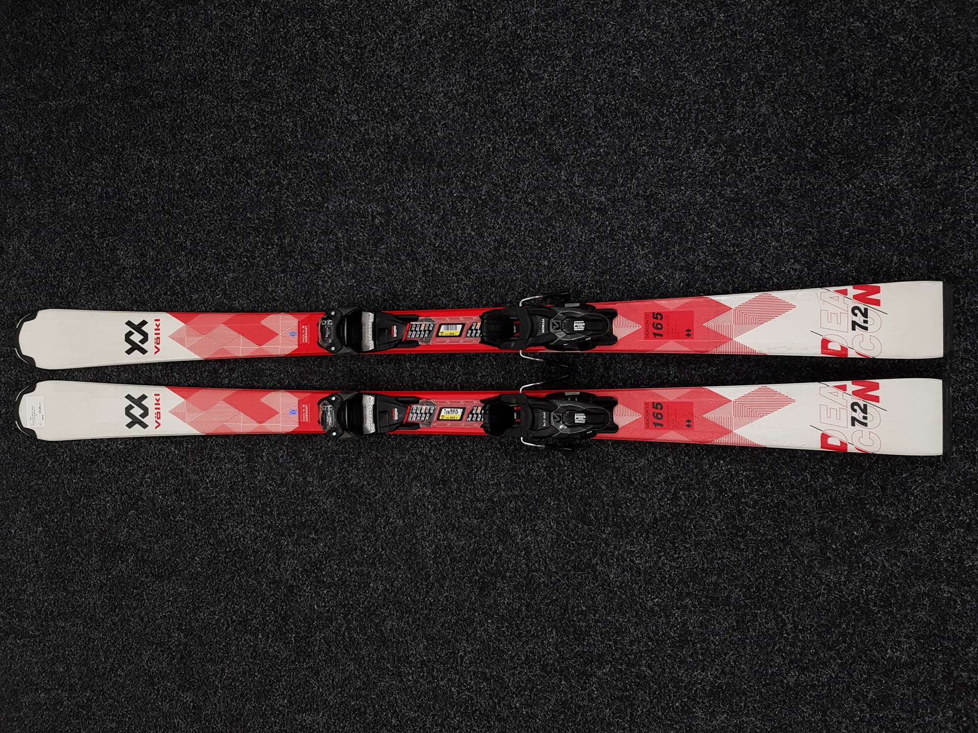 Použité lyže VOLKL Deacon 7.2 + viazanie Marker FDT 10