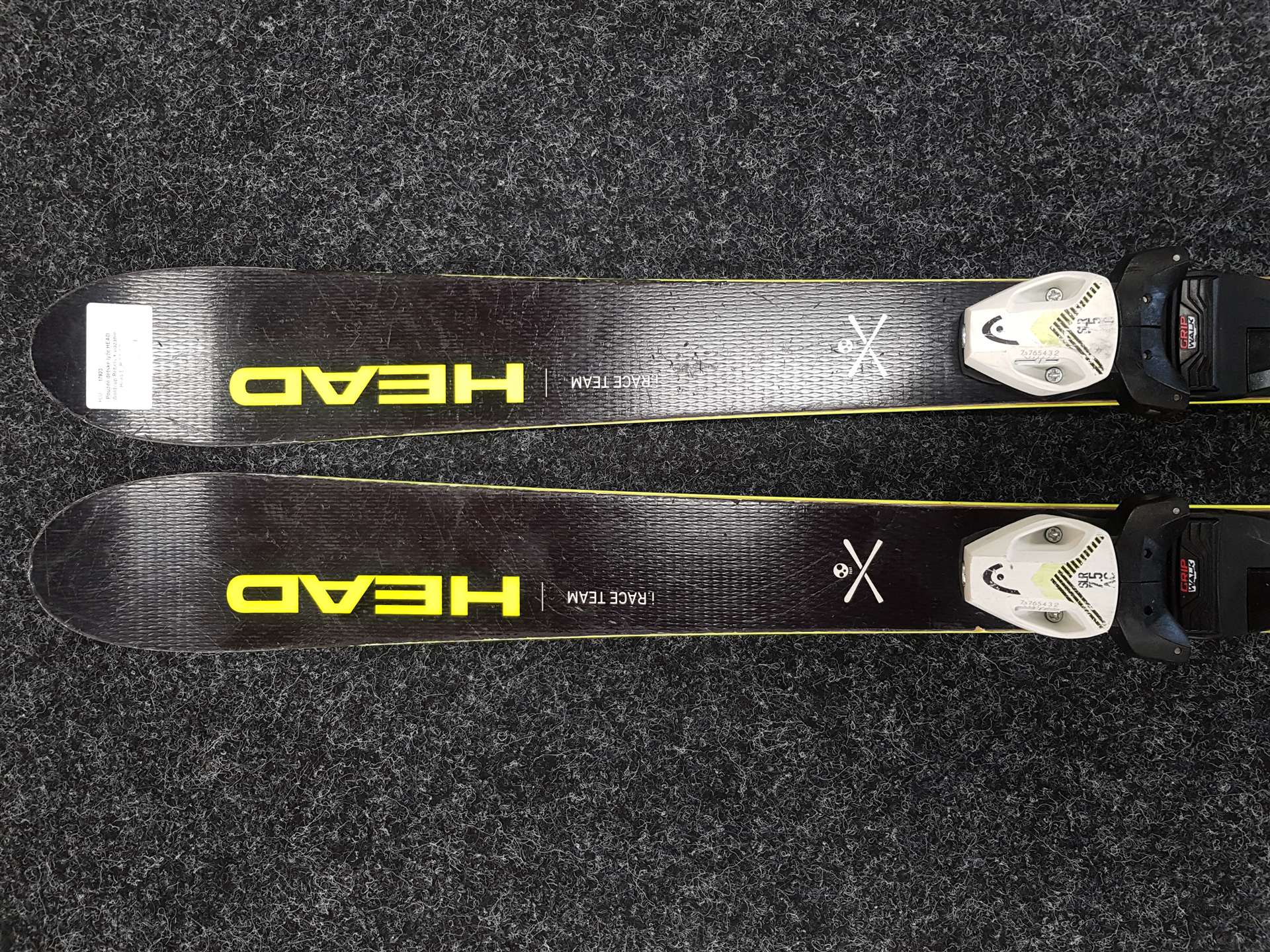 Použité detské lyže HEAD Woldcup Rebels + viazanie Head SLR 7.5 AC